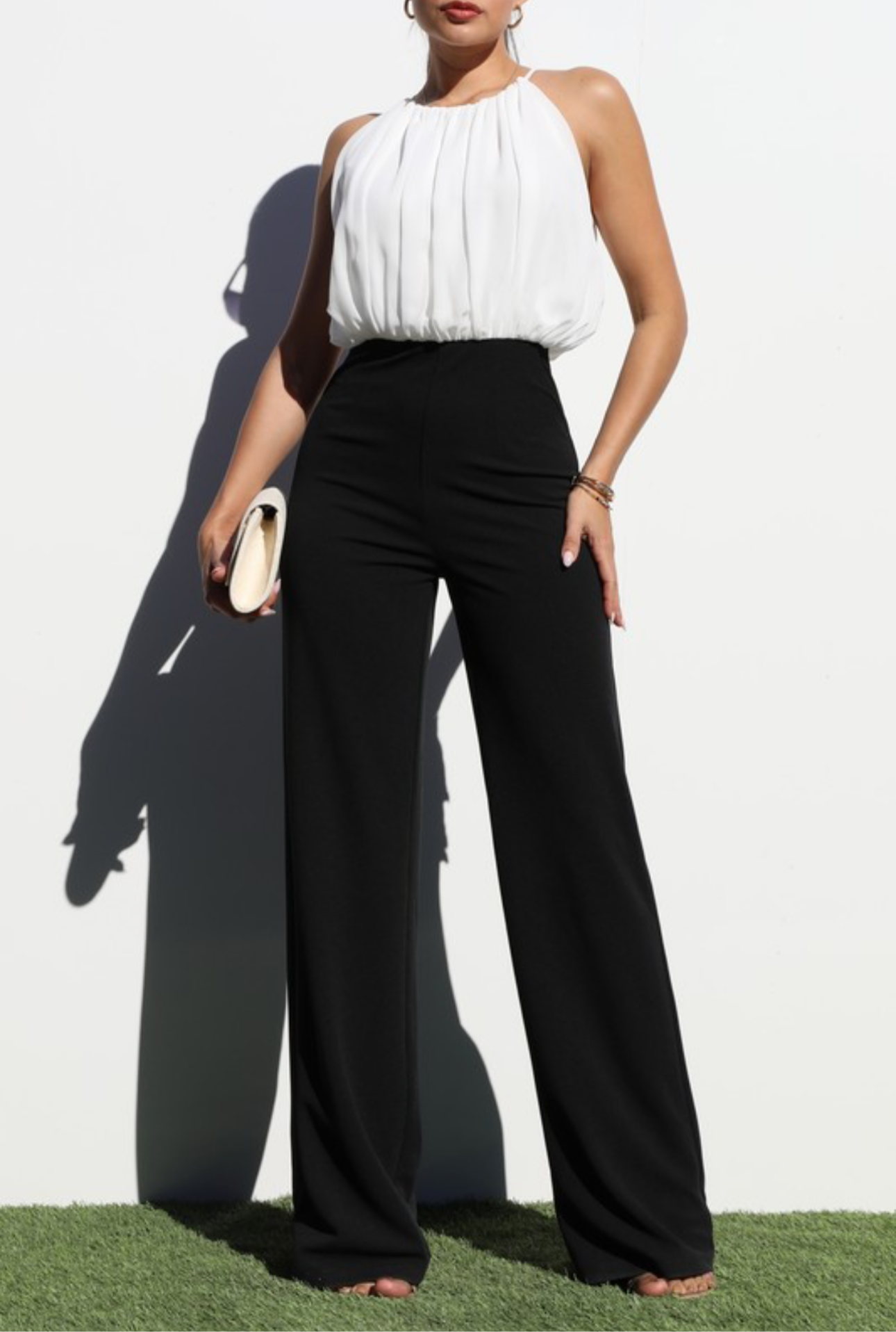 Black and White Jumpsuit