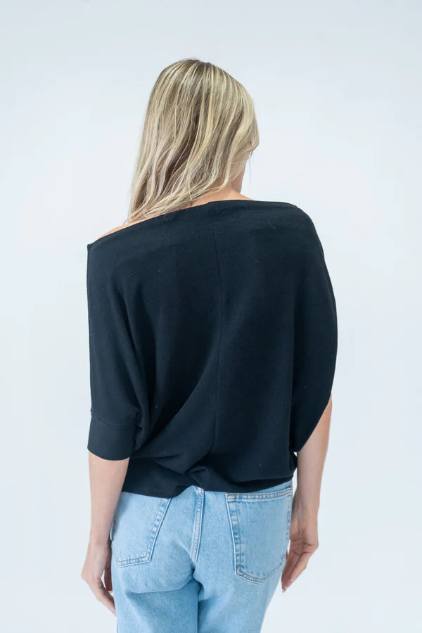 Short Sleeve Anywhere Top - Black