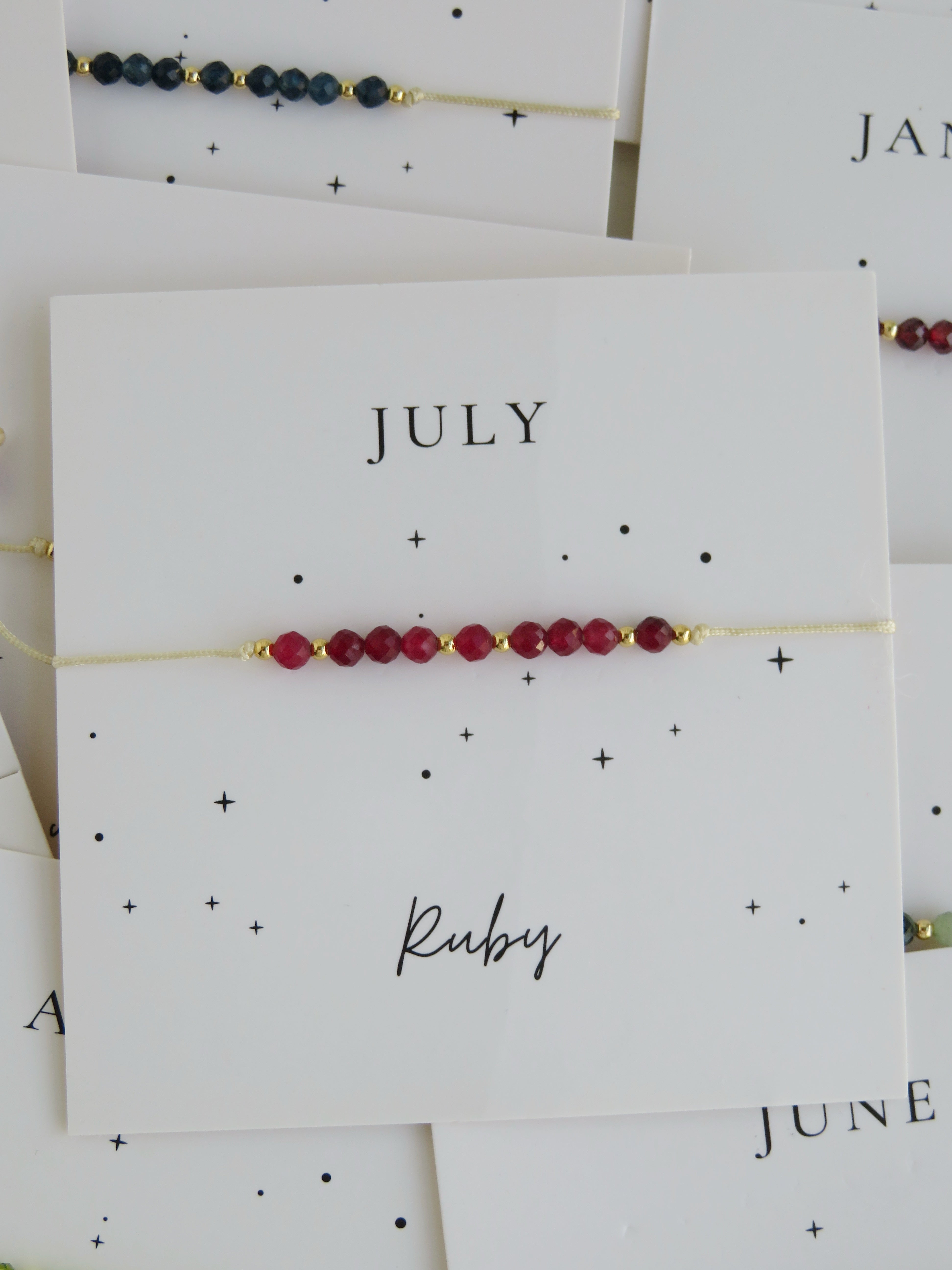 Crystal Birthstone Bracelets