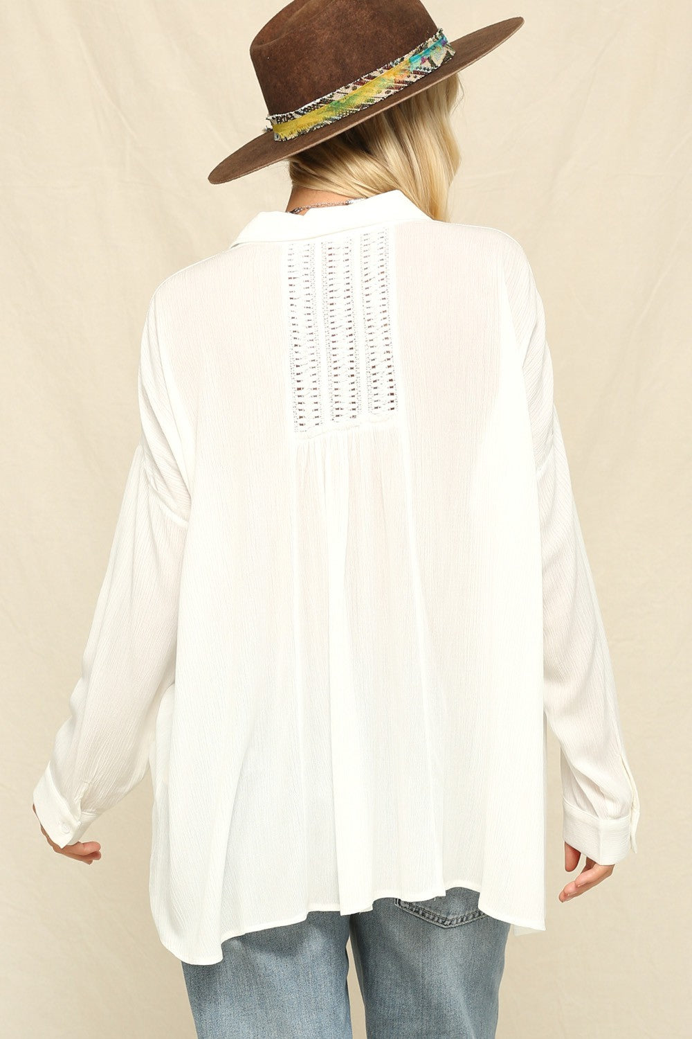 Off White Button up Shirt