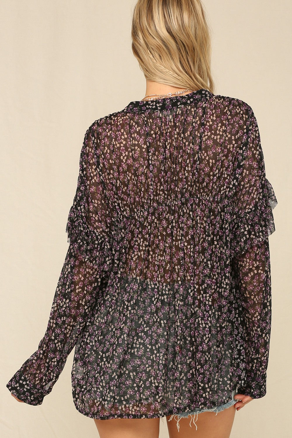 Floral Button Down Shirt