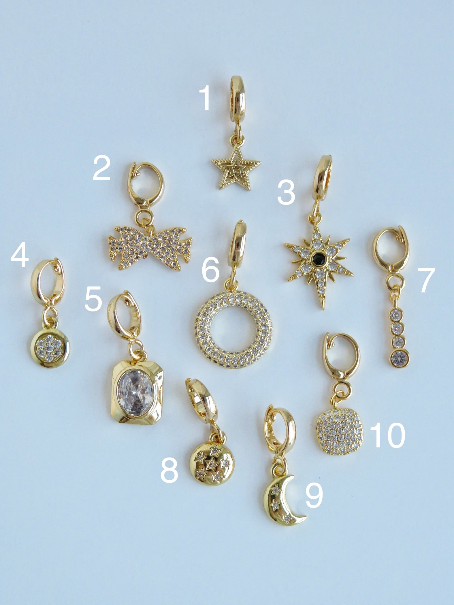 Symbolic Charms - Hinged Clasp