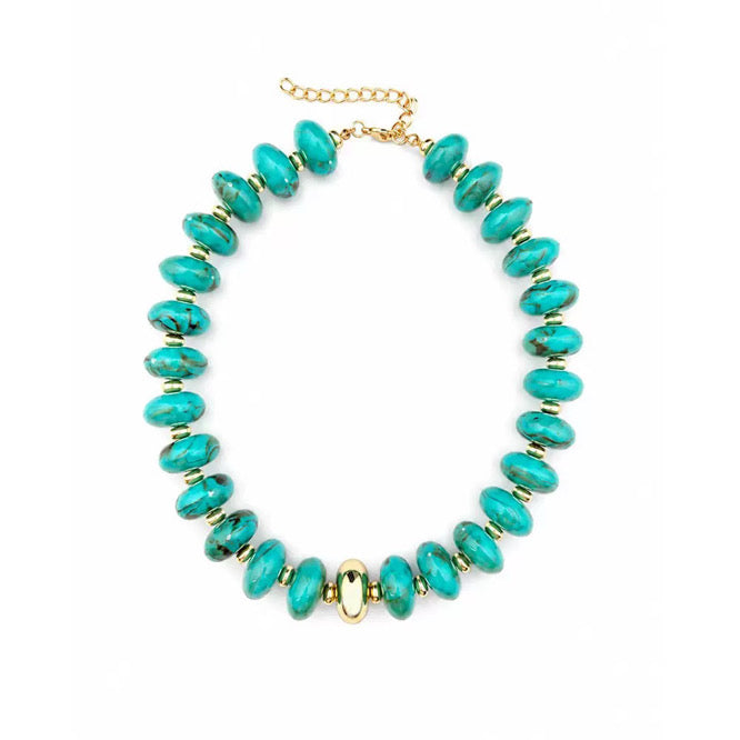 Golden Cordelia Rondelle Necklaces