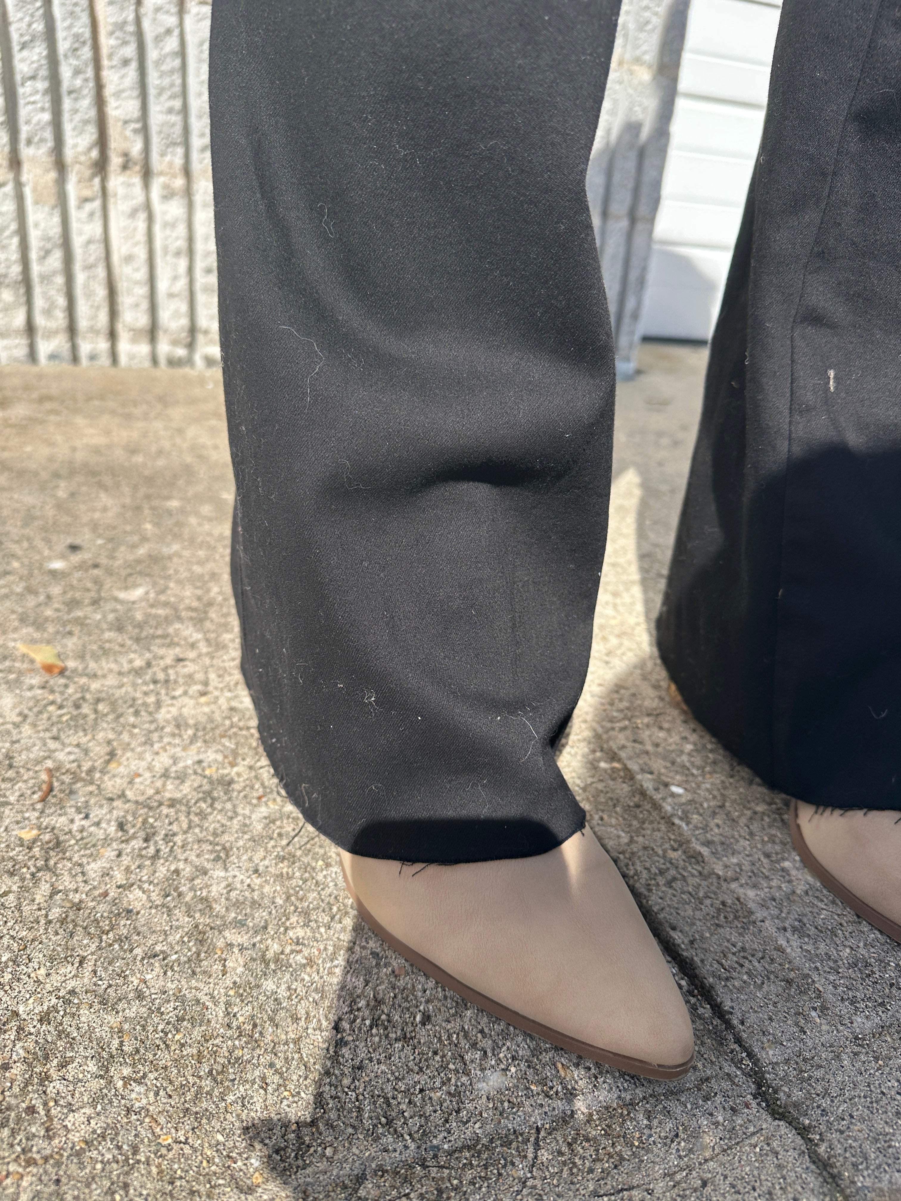 Articles of Society The Joplin Mid Rise Black Flare Denim Jean