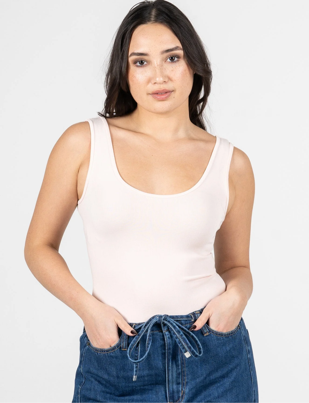 One Size Bamboo Seamless Tanks - multiple colors