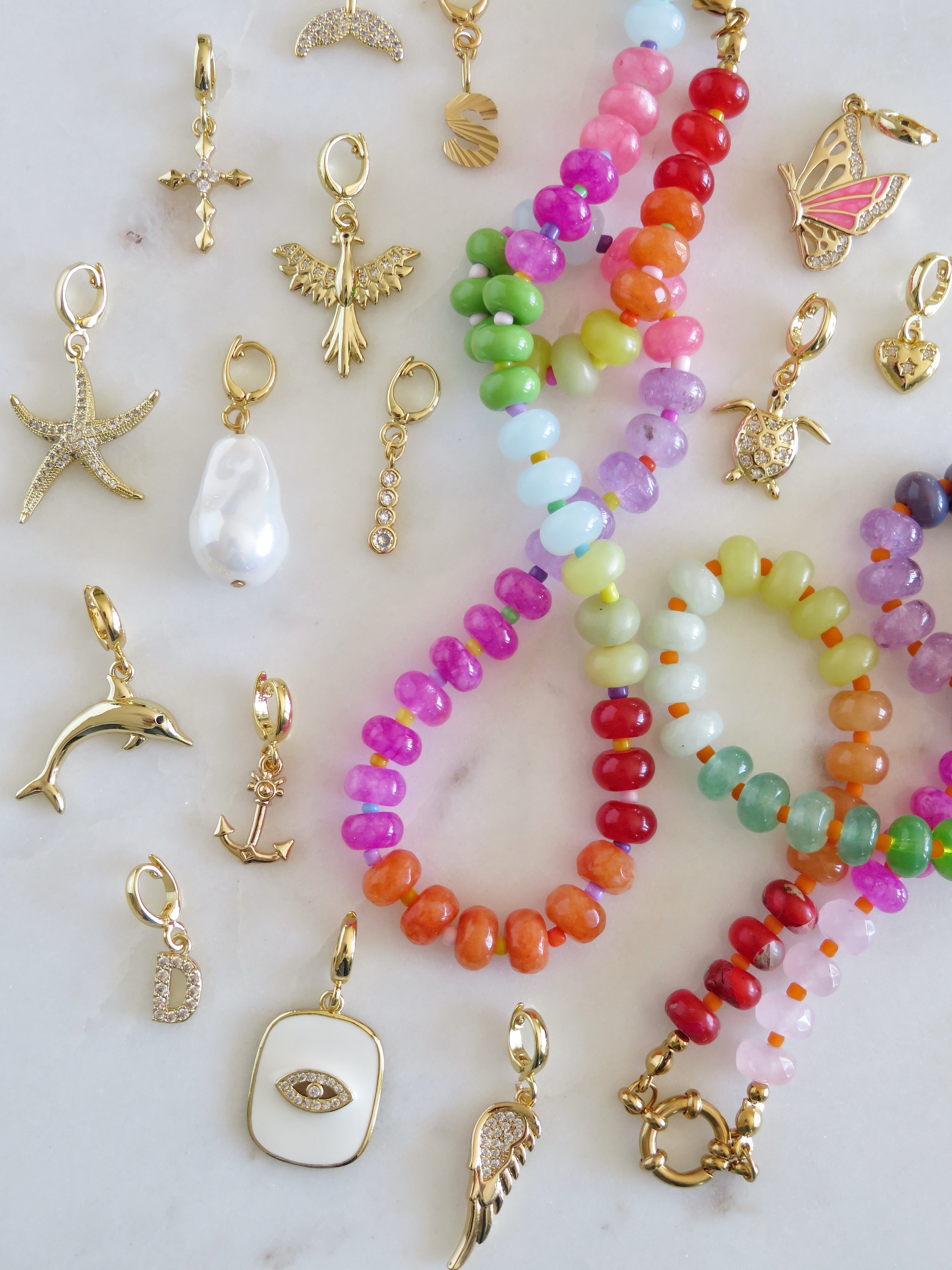 Symbolic Charms - Hinged Clasp