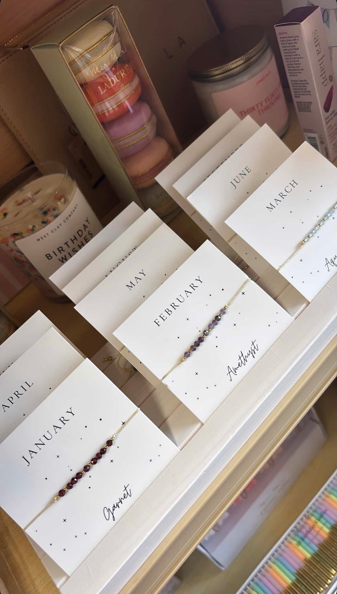 Crystal Birthstone Bracelets