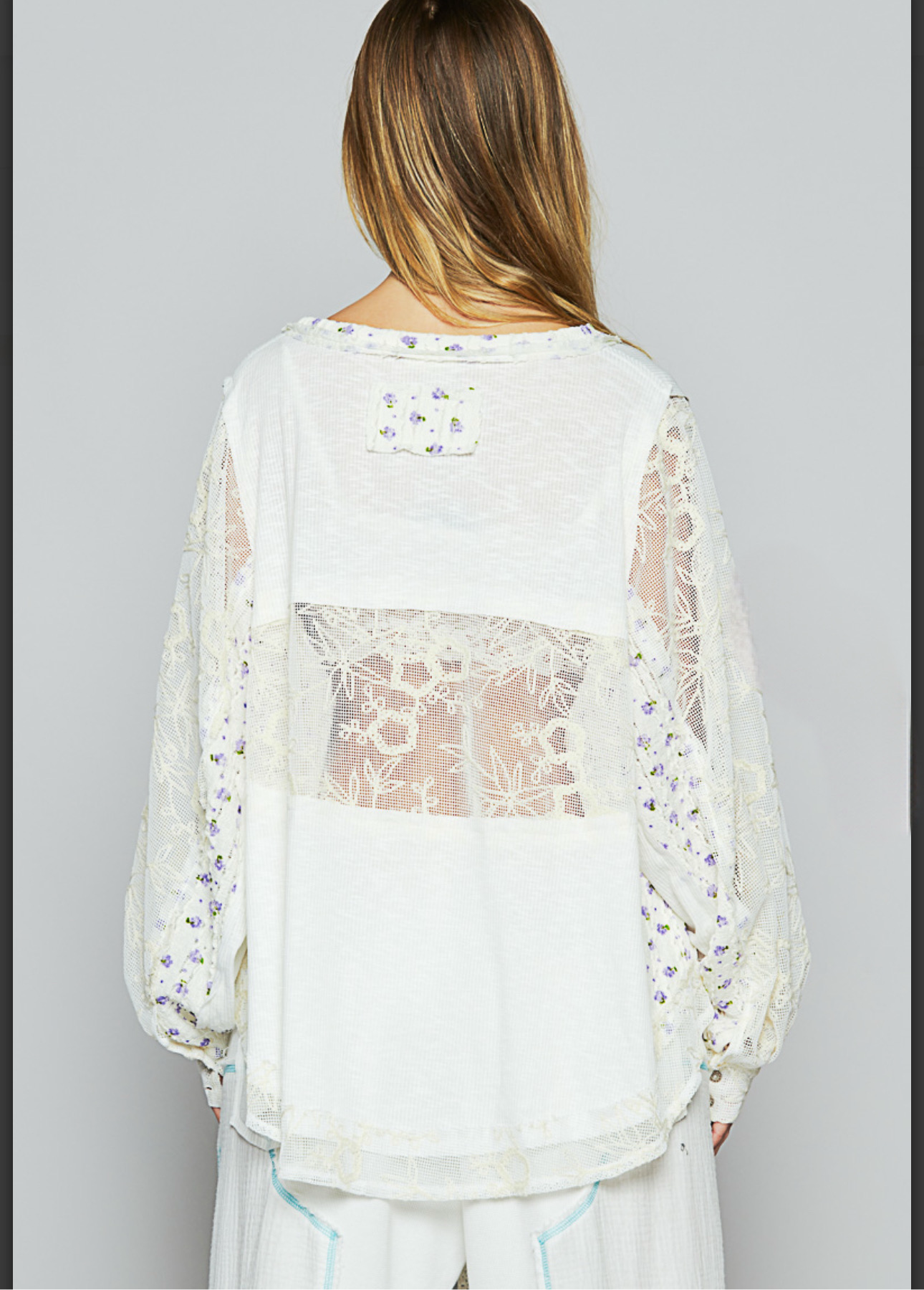 Boho Lace Insert Top