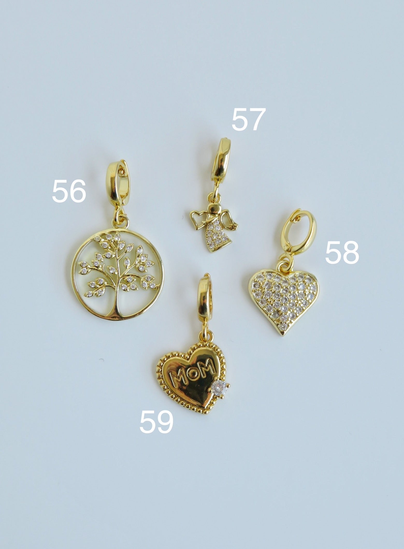 Symbolic Charms - Hinged Clasp