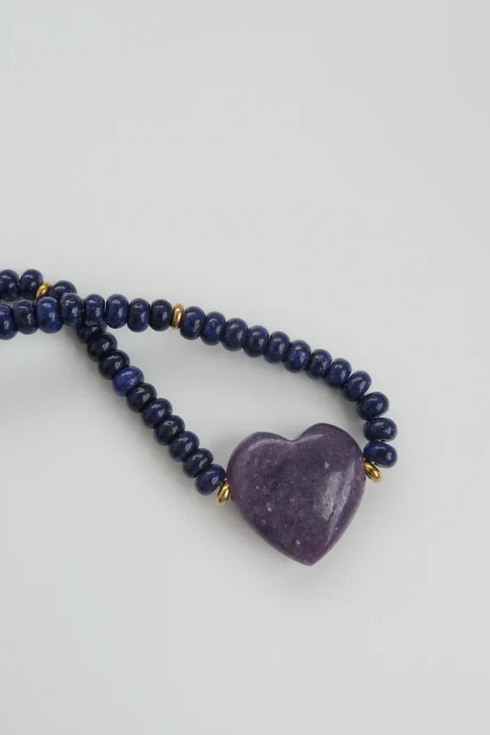 Sag Harbor Beaded Heart Necklace