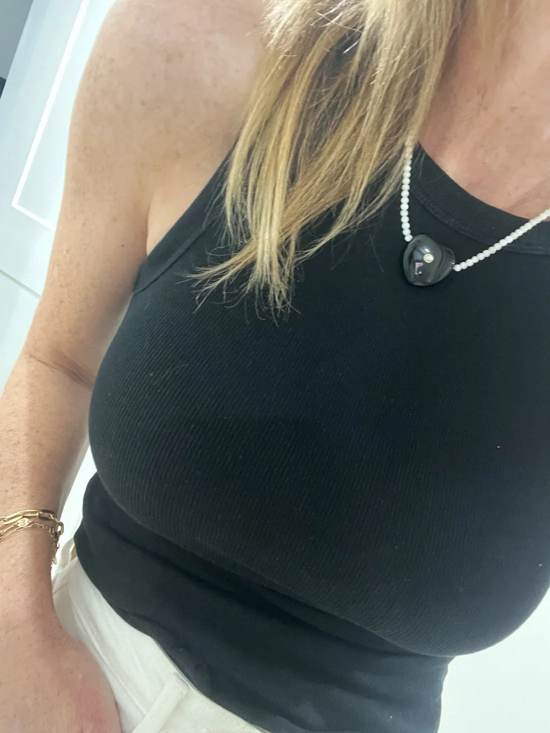 Newport Beaded Heart Necklace