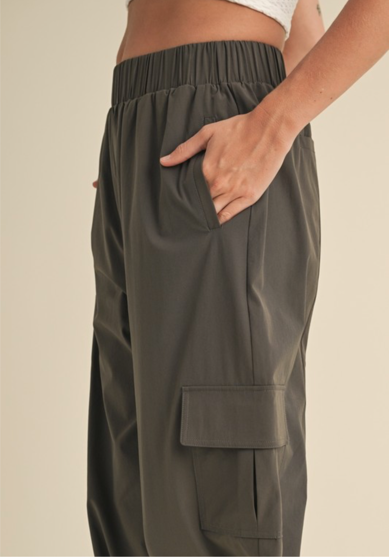 Essentials Deep Olive Cargo Jogger