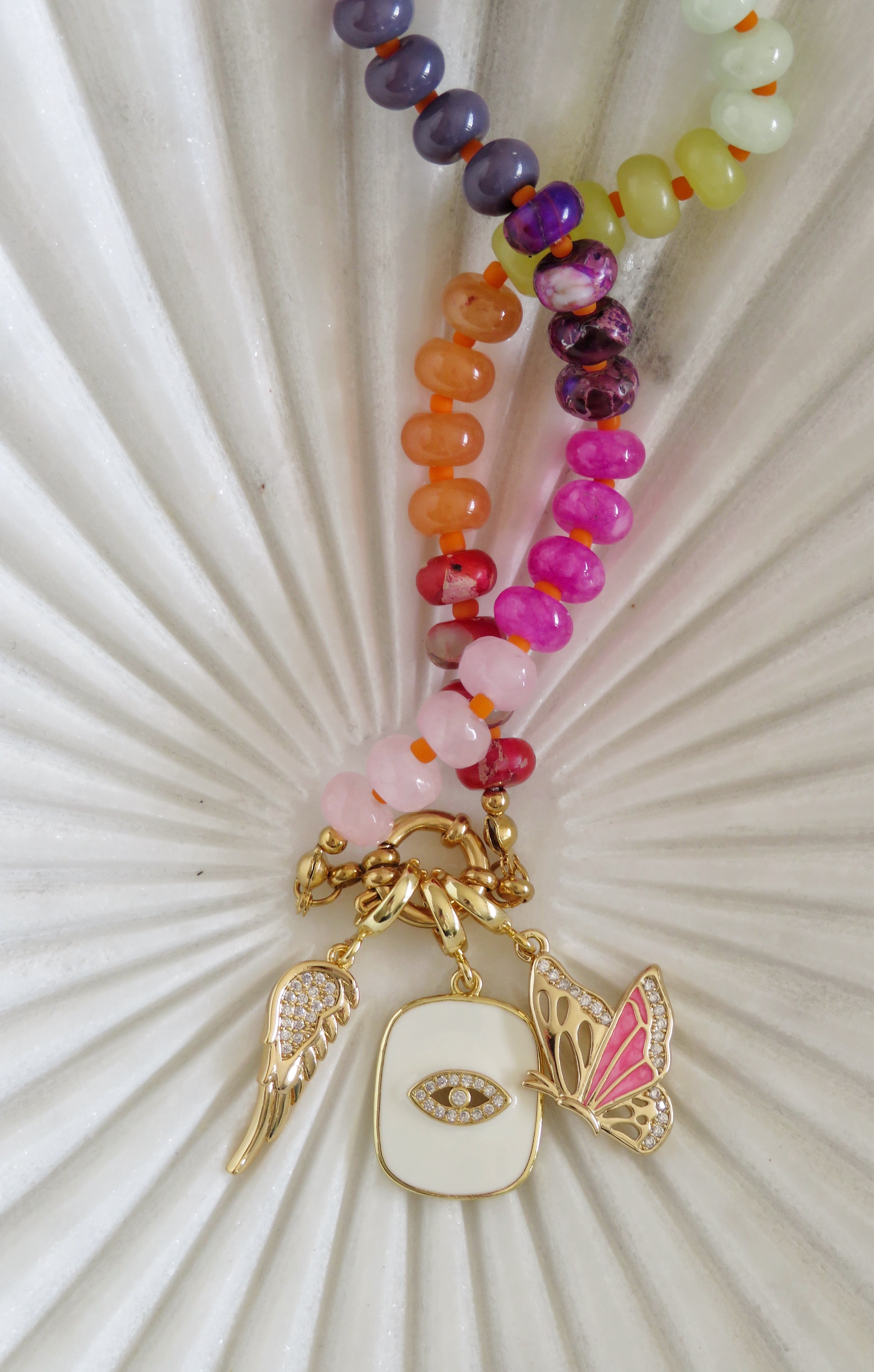 Symbolic Charms - Hinged Clasp