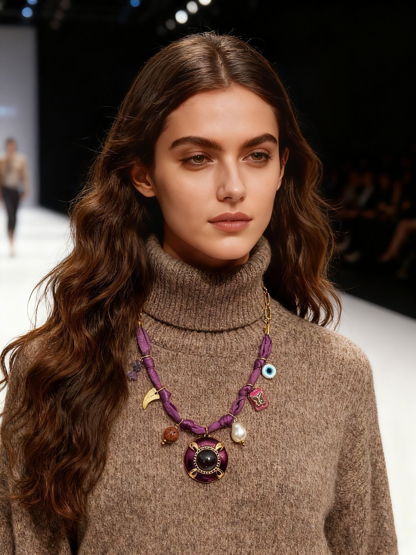 Milan Scarf Charm Necklace