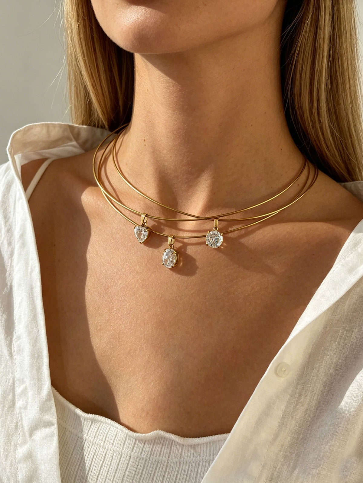 Diamond Collar Necklace