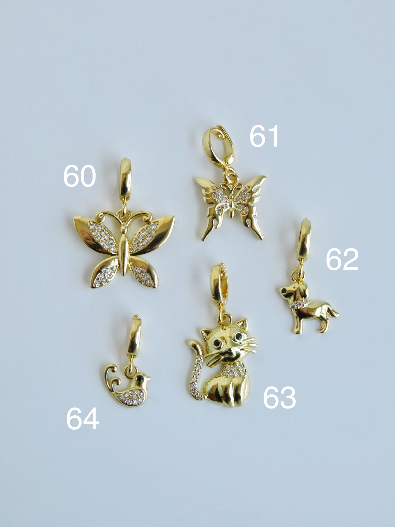 Symbolic Charms - Hinged Clasp