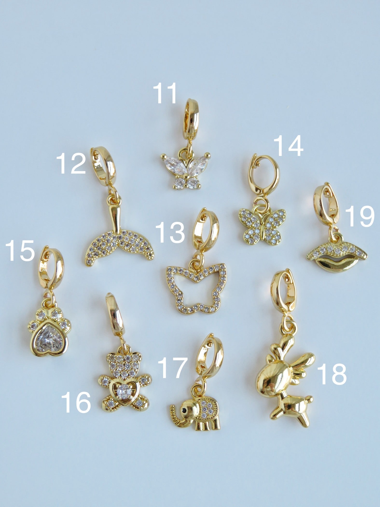 Symbolic Charms - Hinged Clasp