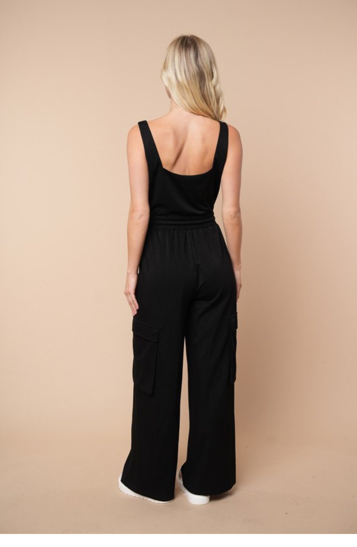 Cargo Wide Leg Jumpsuit