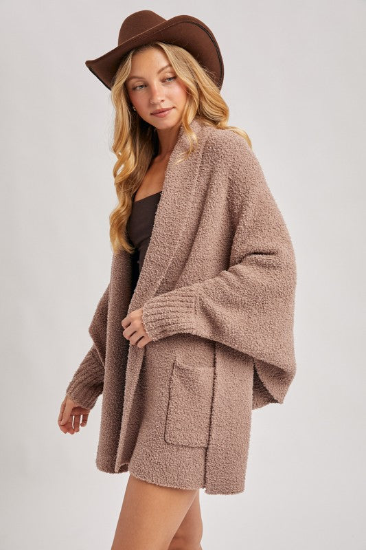 Blanket Wrap Knit Sweater Cardigan