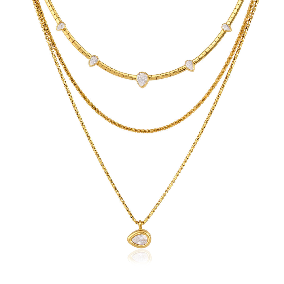Ulla Diamond Layering Necklaces