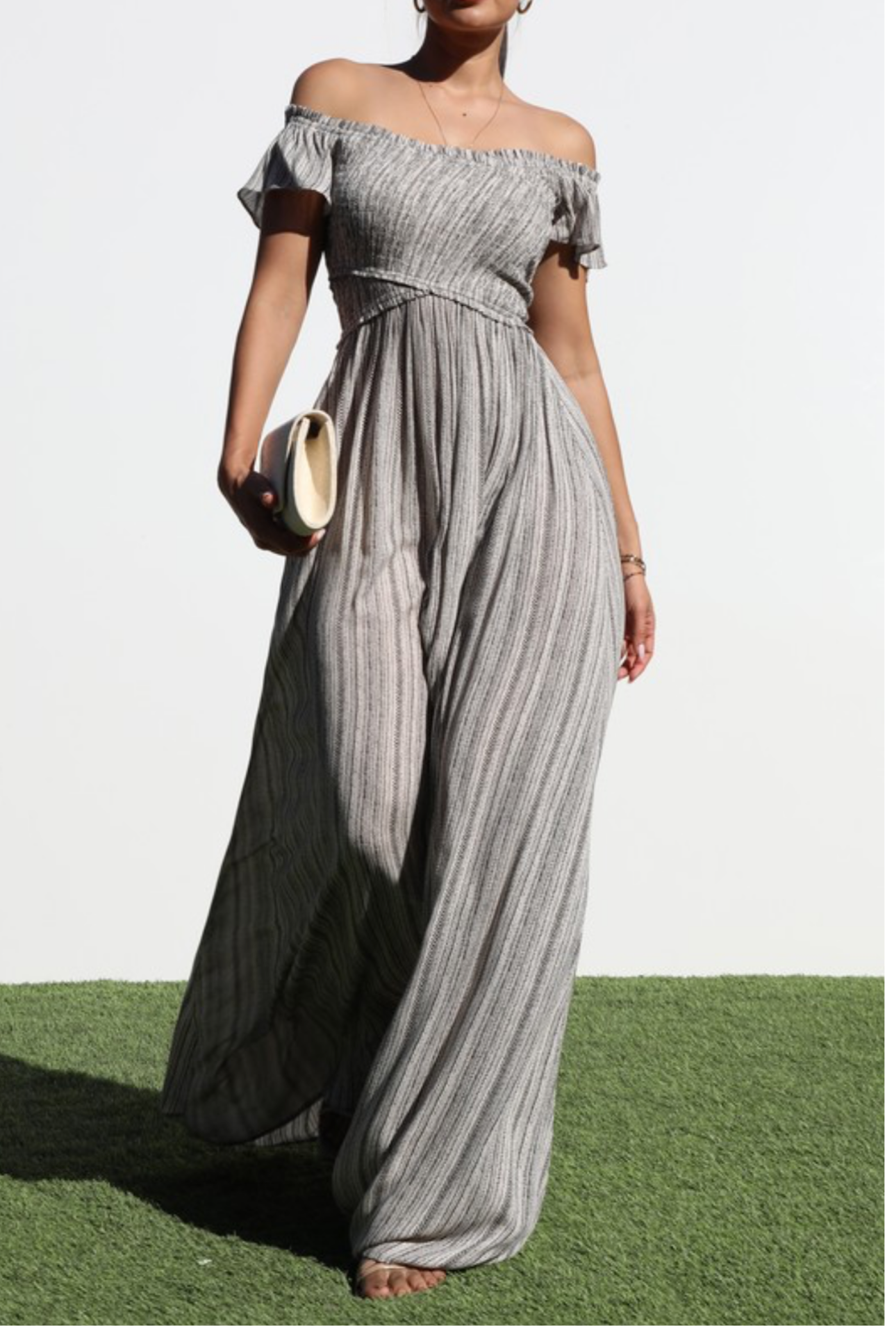 Smocked Top Woven Maxi