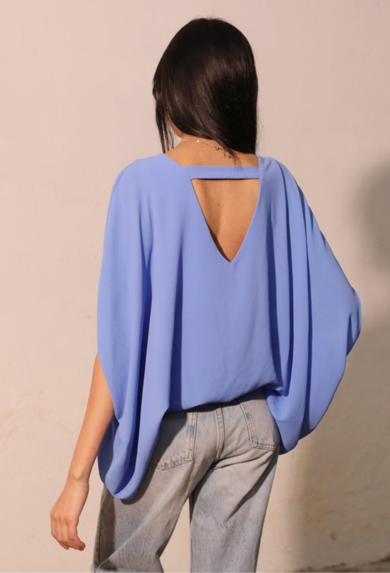 Blue Caftan Blouse