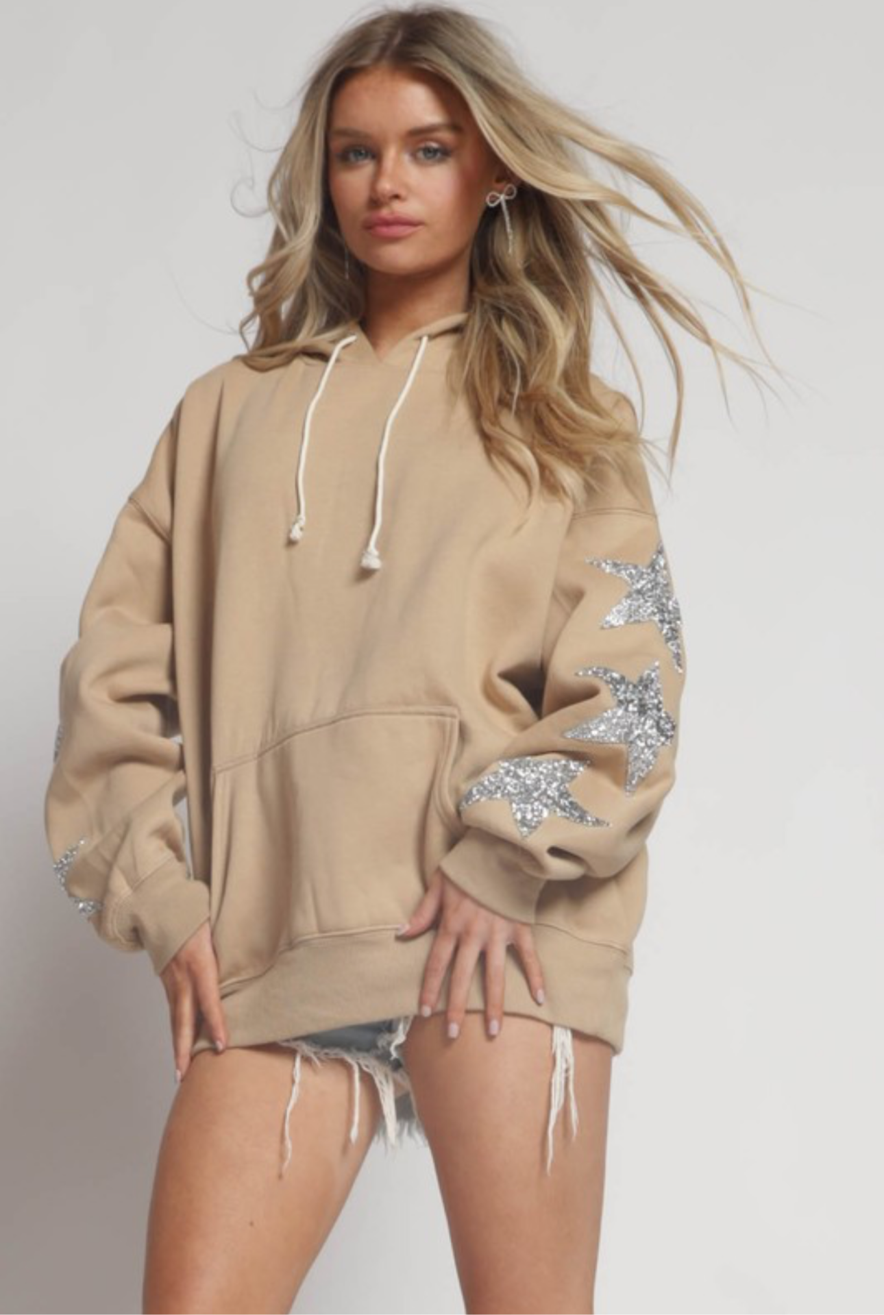 Star Embellished Sweatshirt