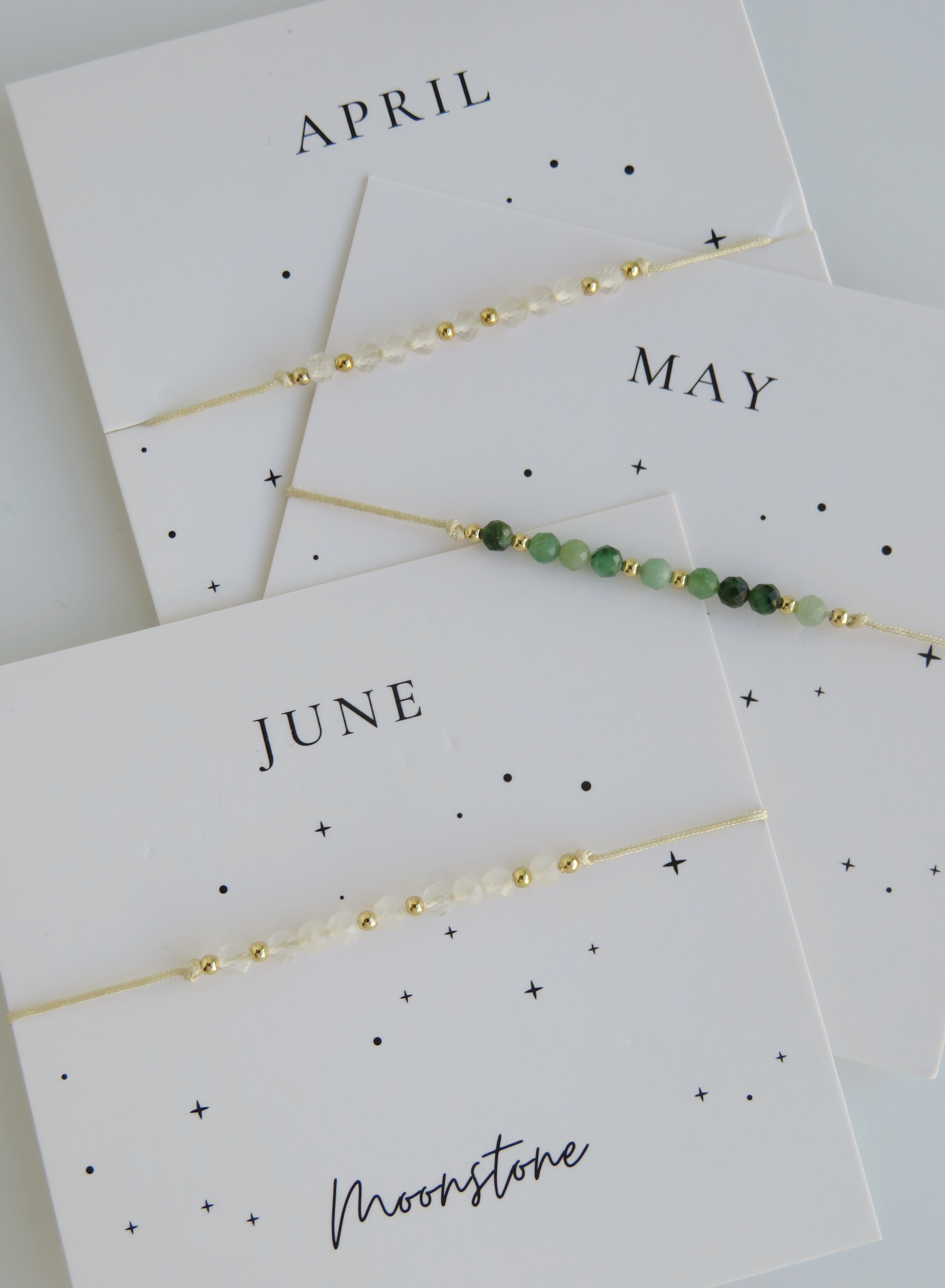 Crystal Birthstone Bracelets