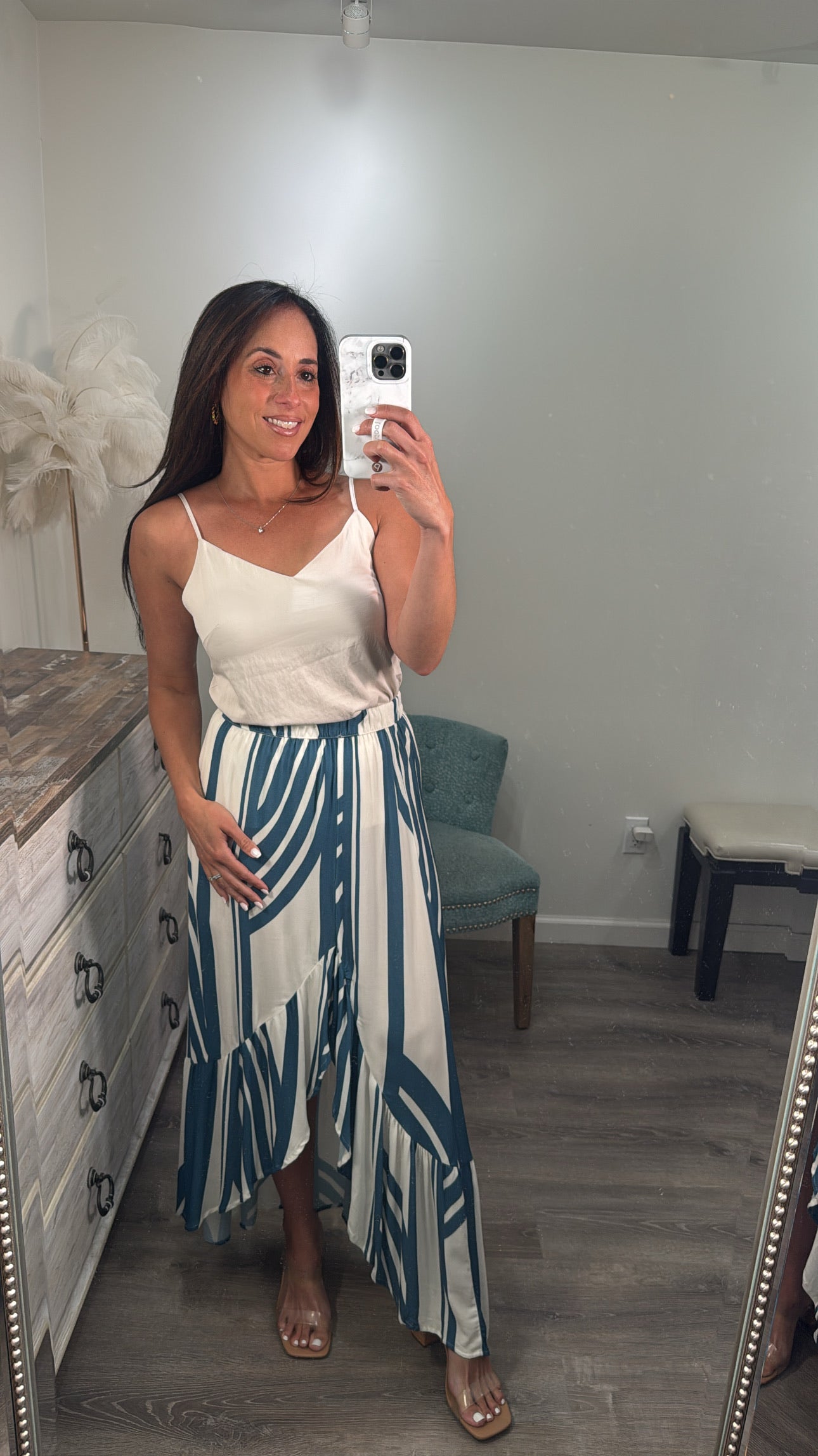 Deep Sea Abstract Skirt