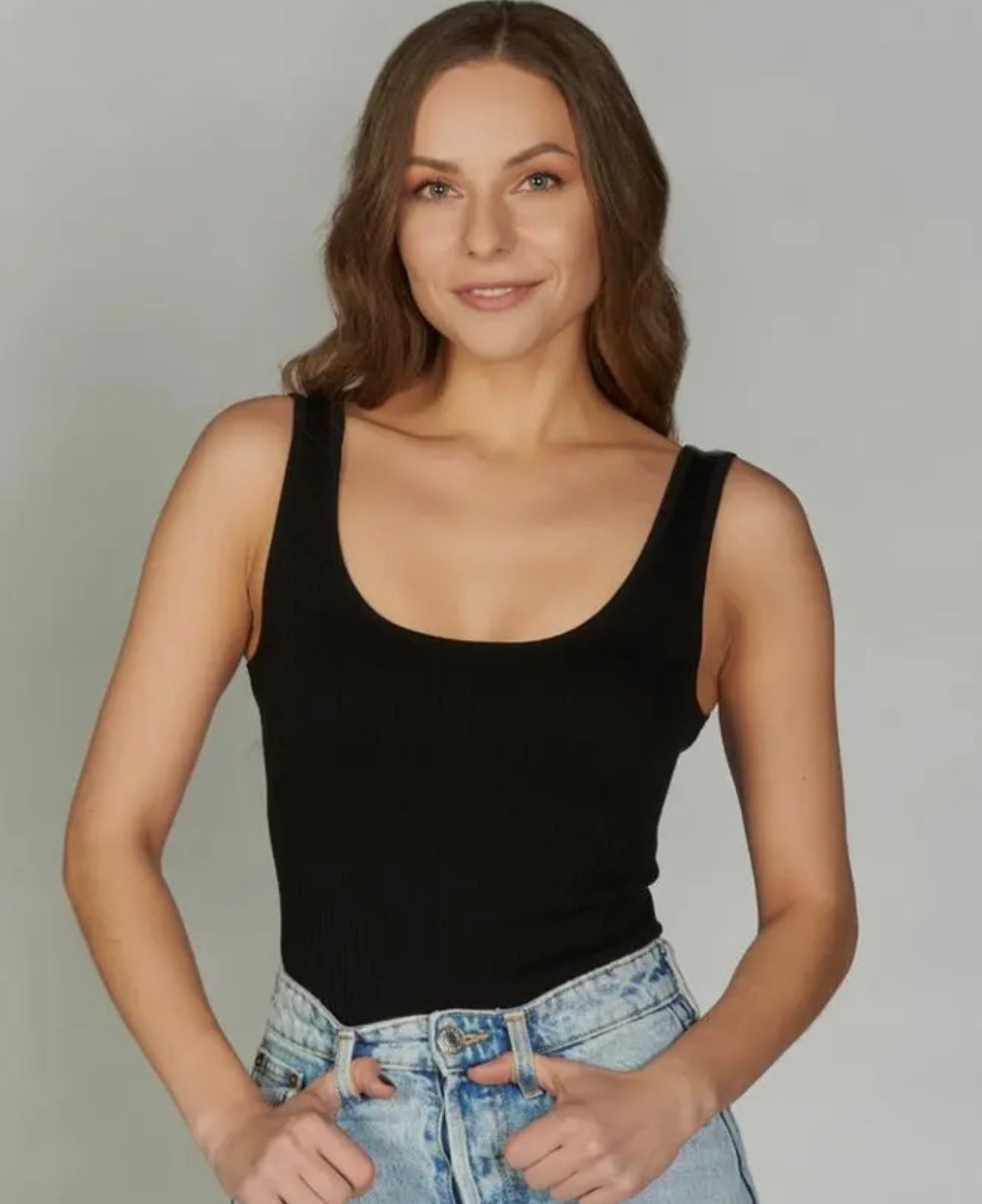 One Size Bamboo Ribbed Seamless Tanks - multiple colors