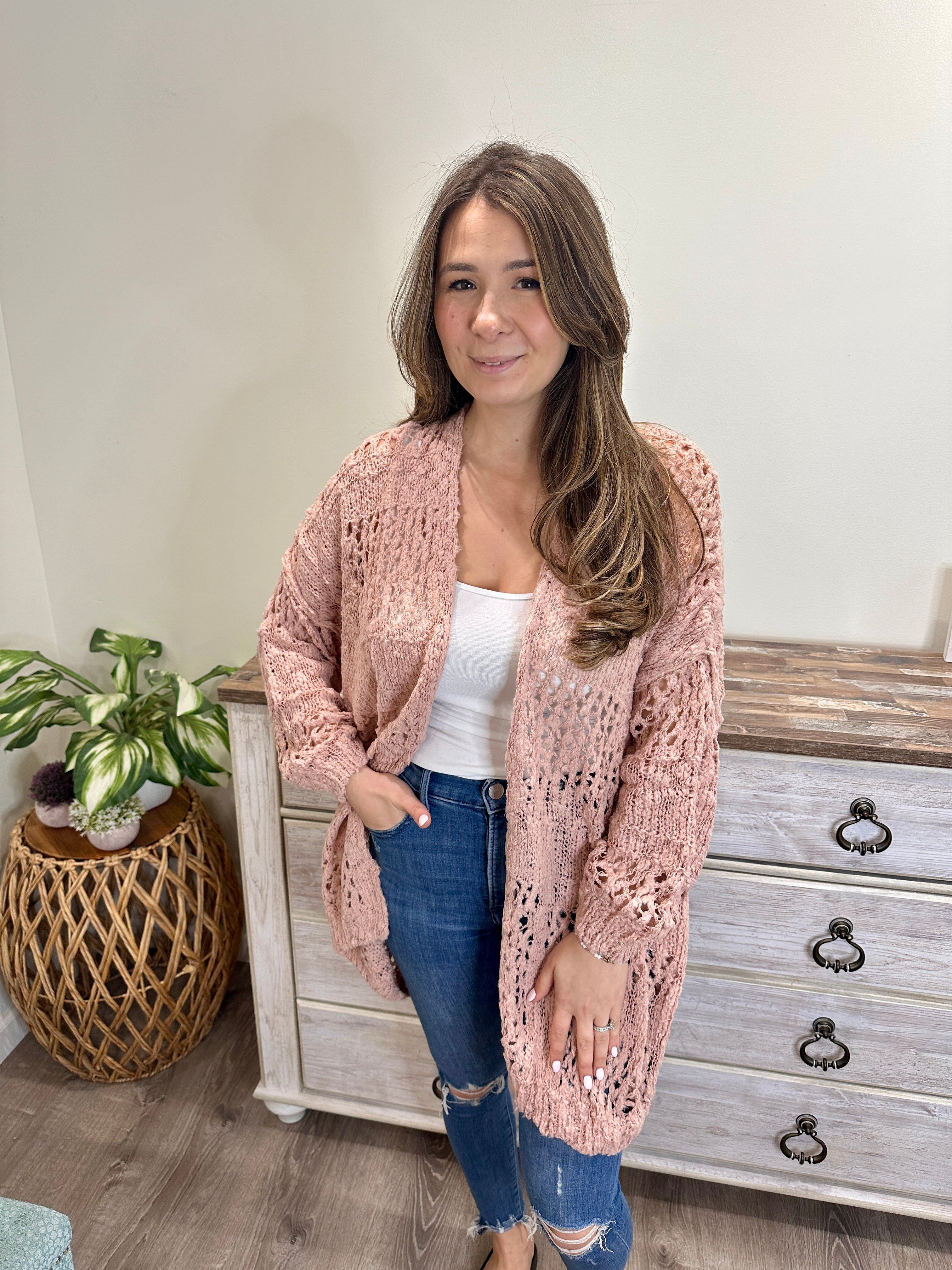 Blush Knit Cardigan