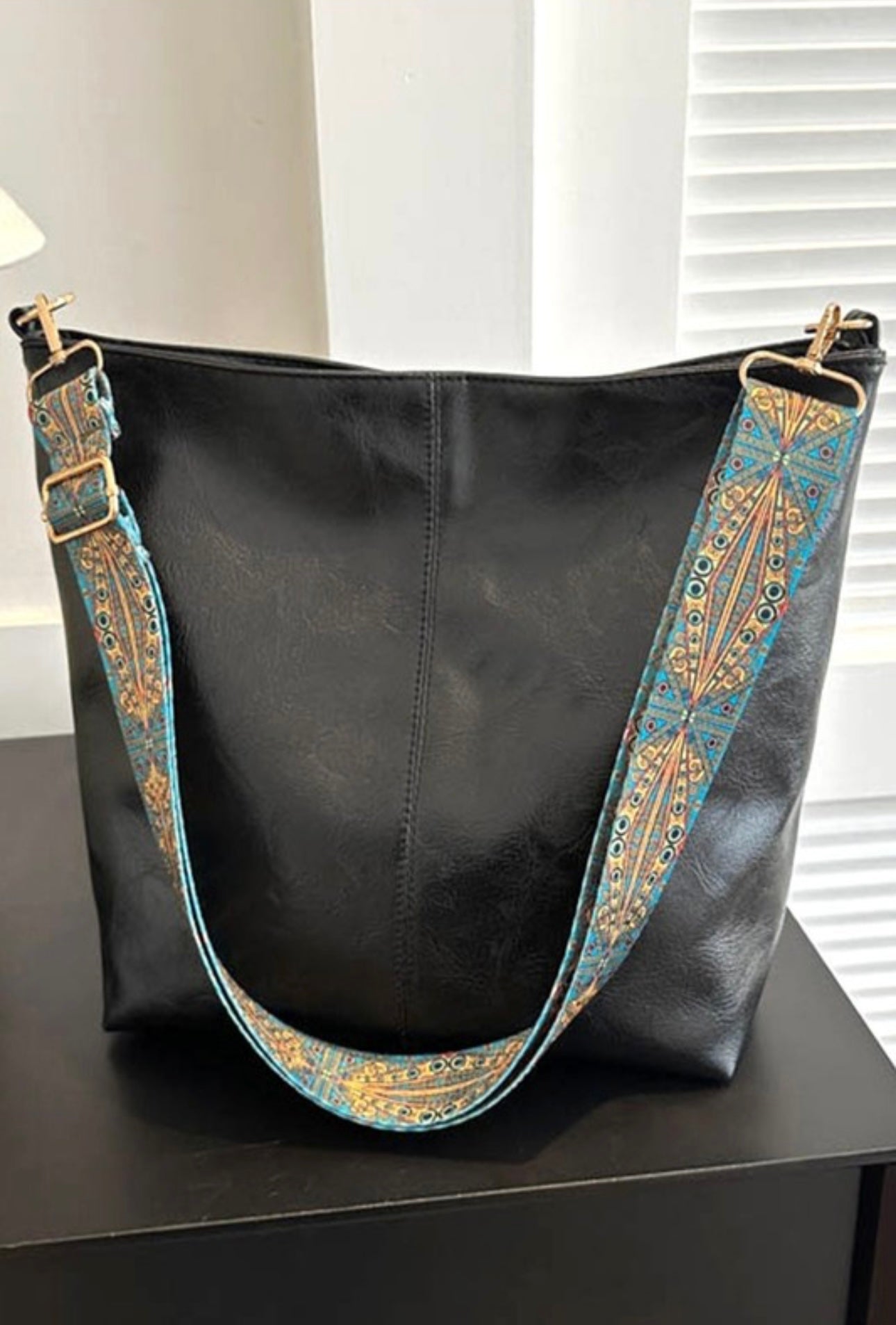 Vegan Leather Shoulder Bag