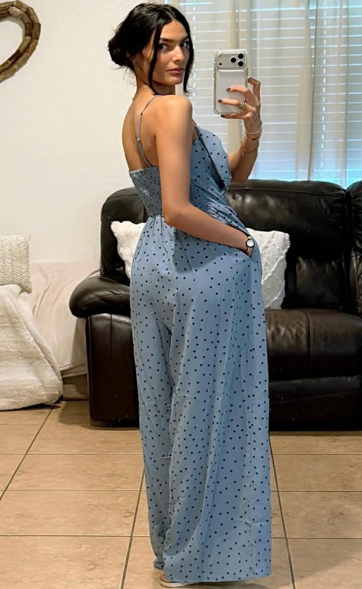 Blue PolkadotJumpsuit