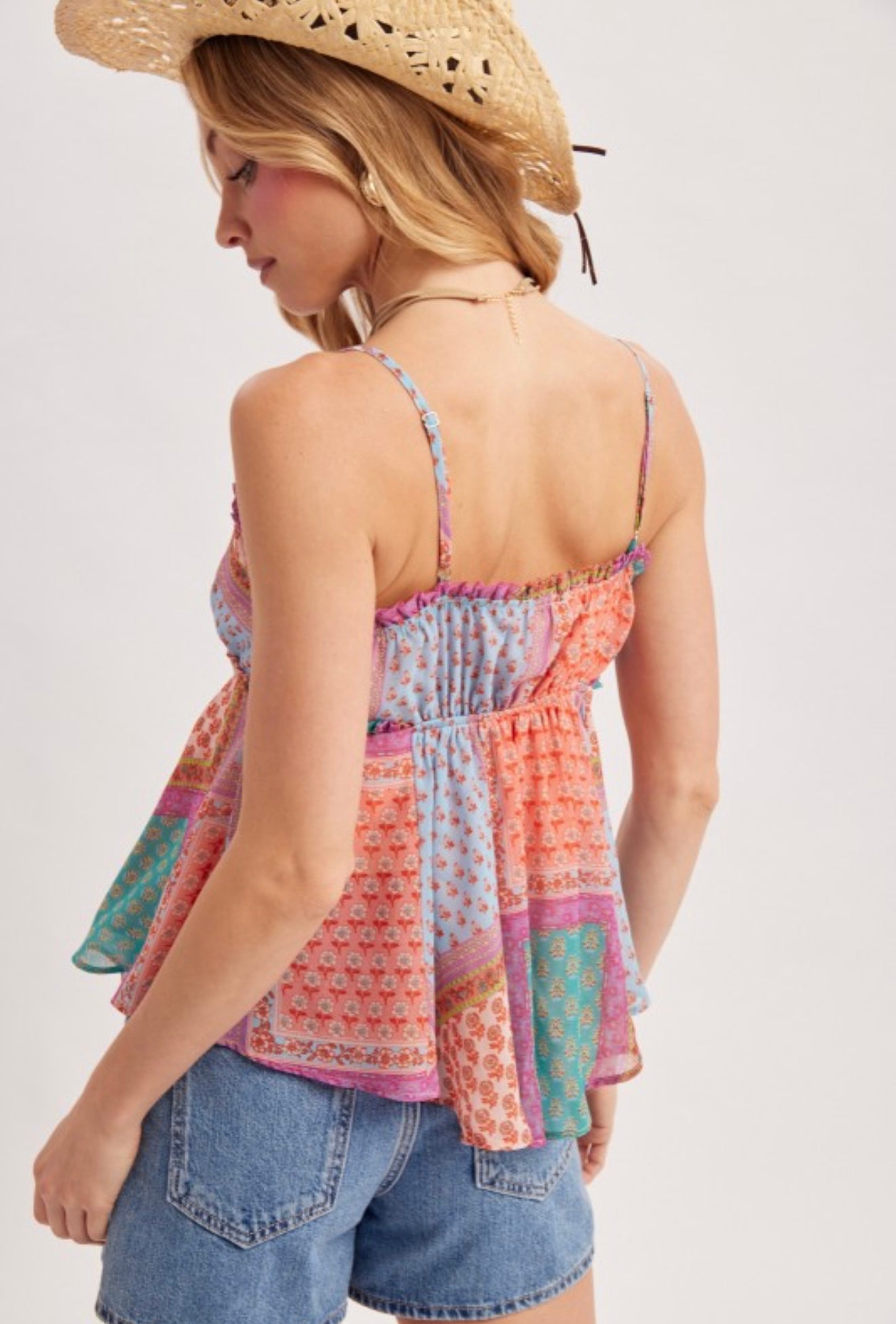 Boho Multi Pattern Tank
