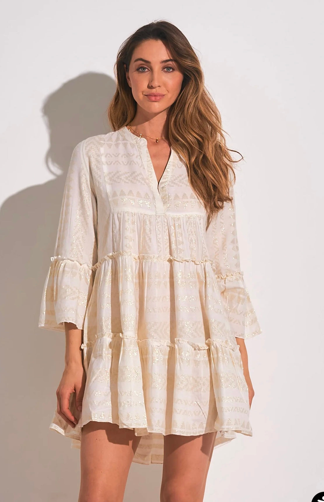 Boho Gold Detail Dress