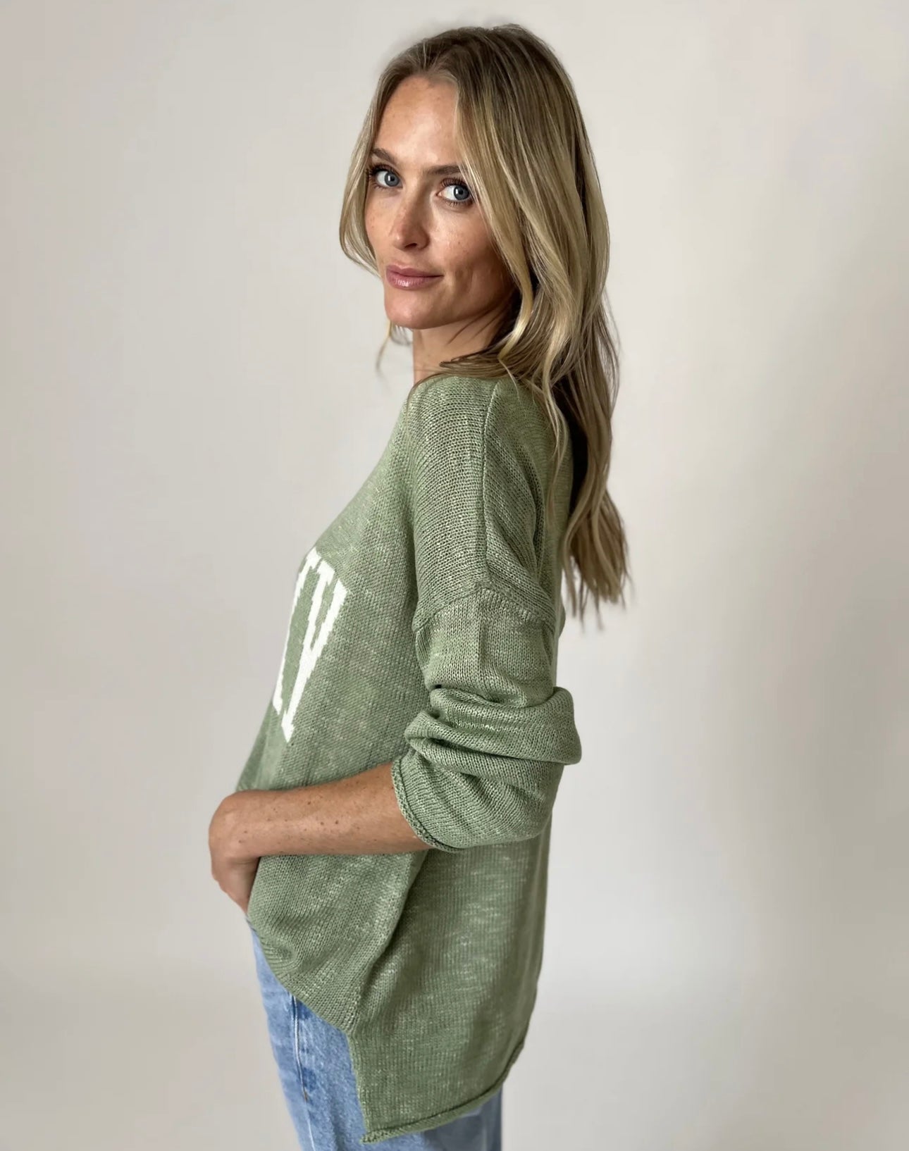 Lucky V-Neck Sweater