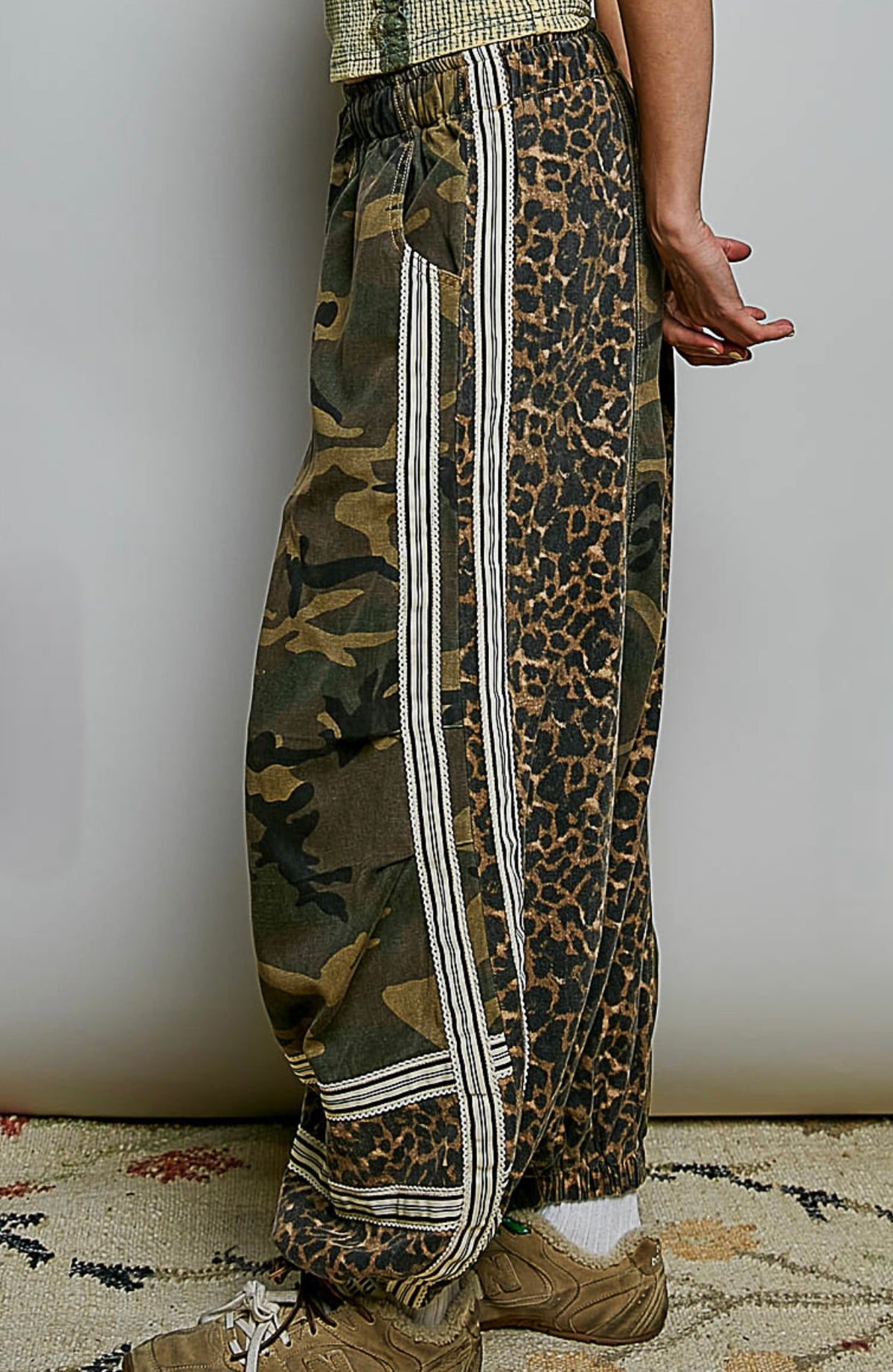 Camo Mixed Print Jogger