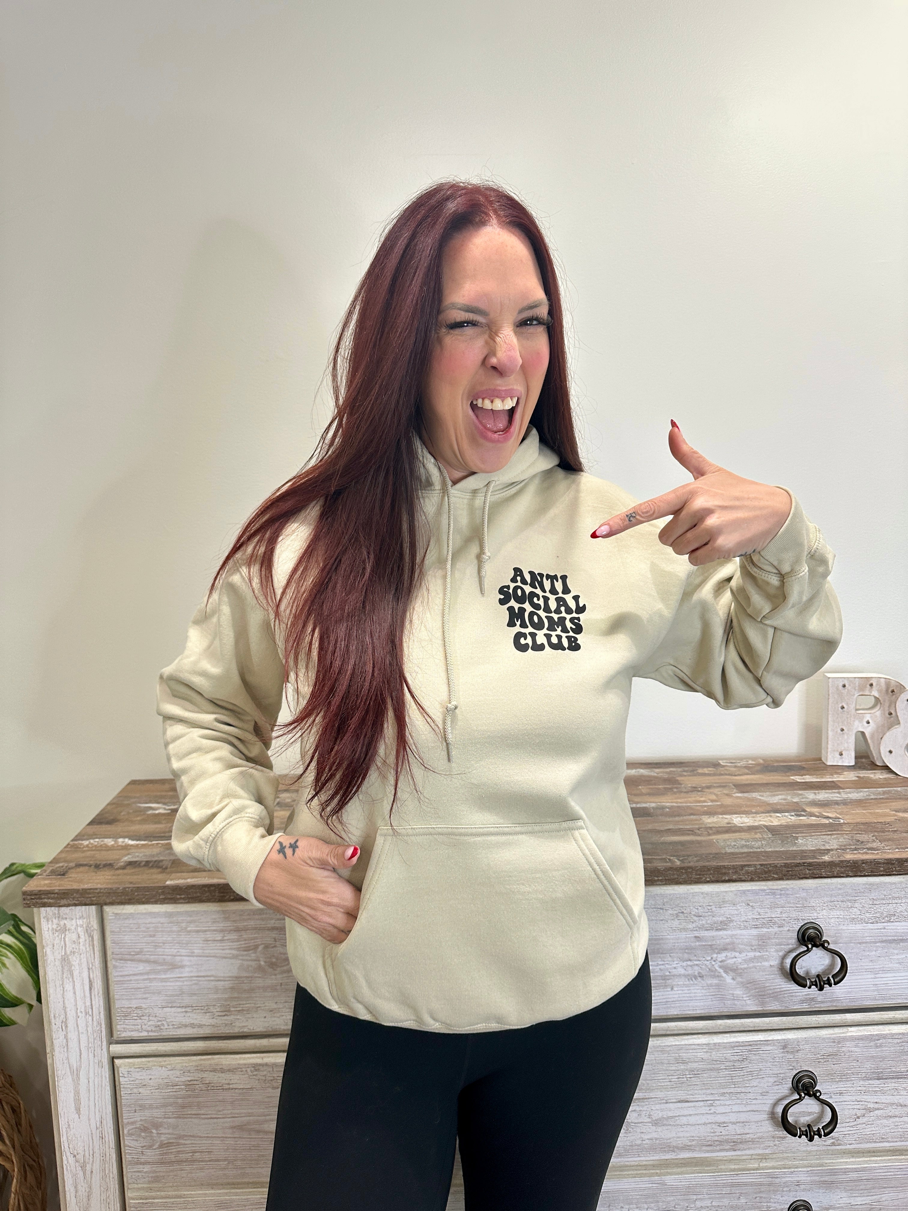 Anti Social Moms Club Hoodie