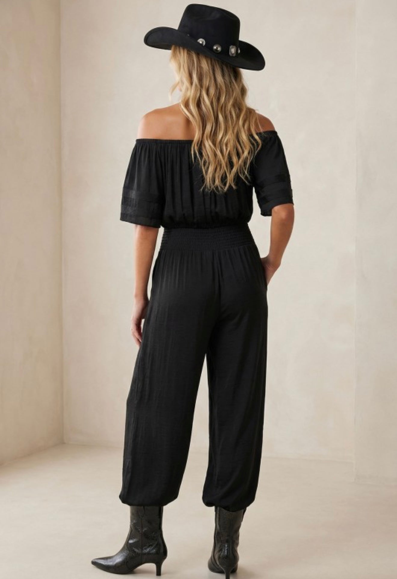 Off The Shoulder Jumpsuit