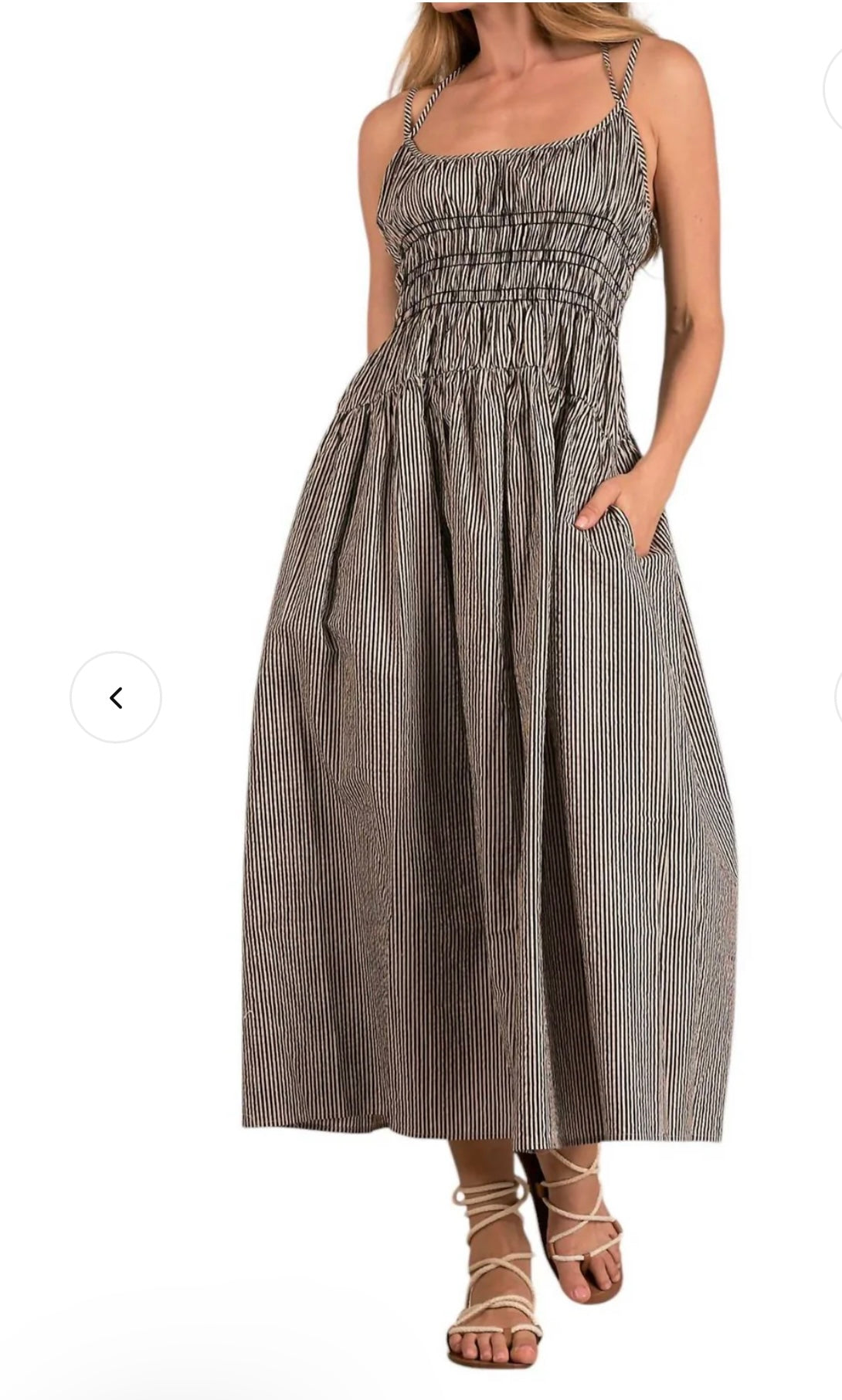 Stripe Maxi Dress