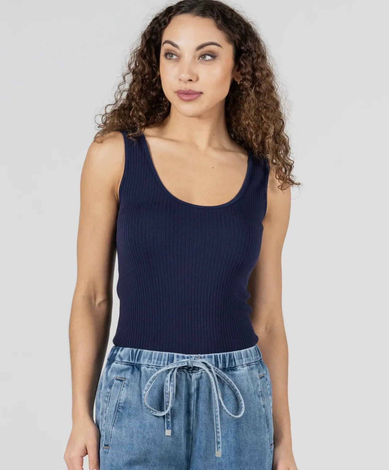 One Size Bamboo Ribbed Seamless Tanks - multiple colors