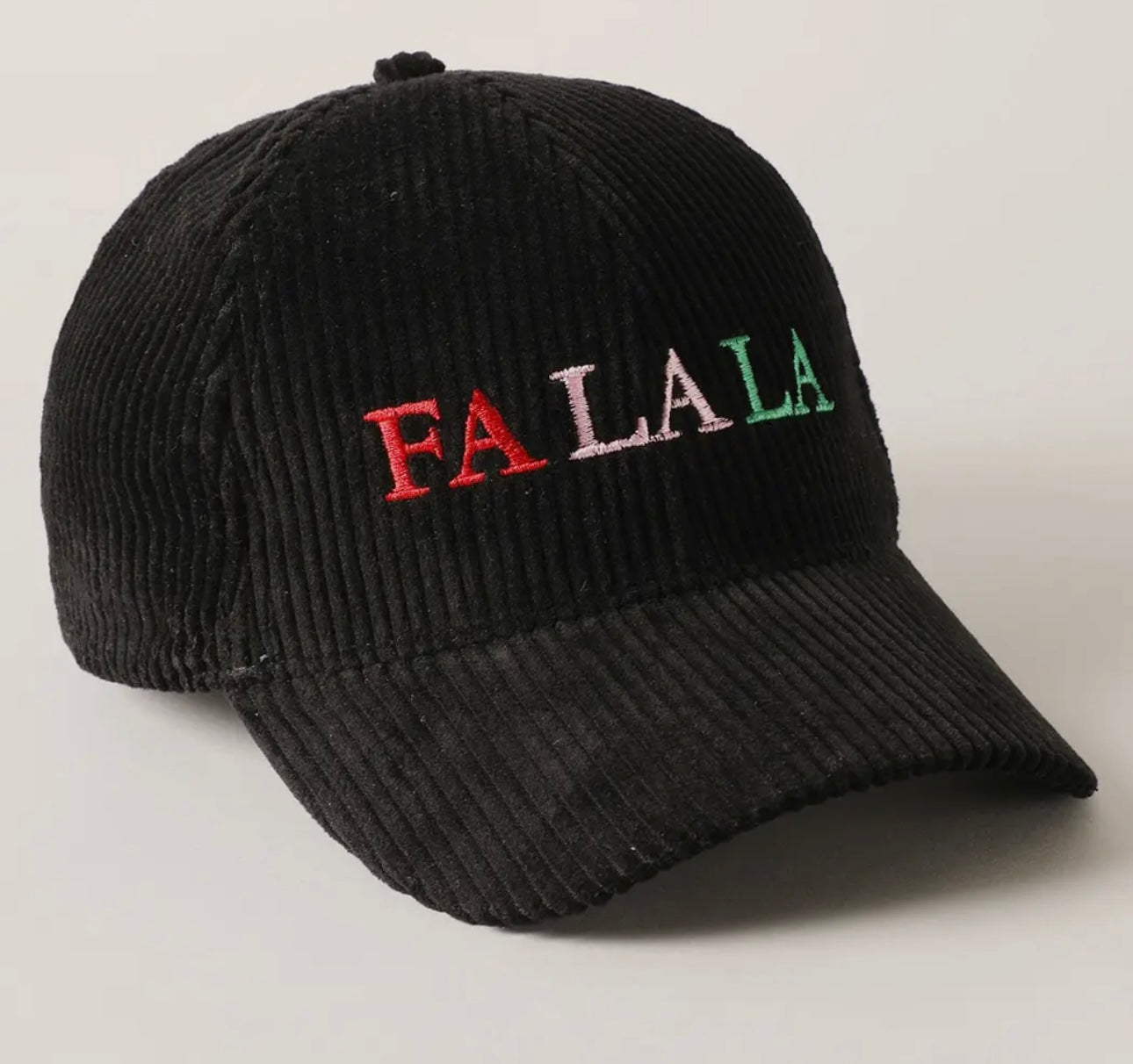 Fa la la corduroy hat