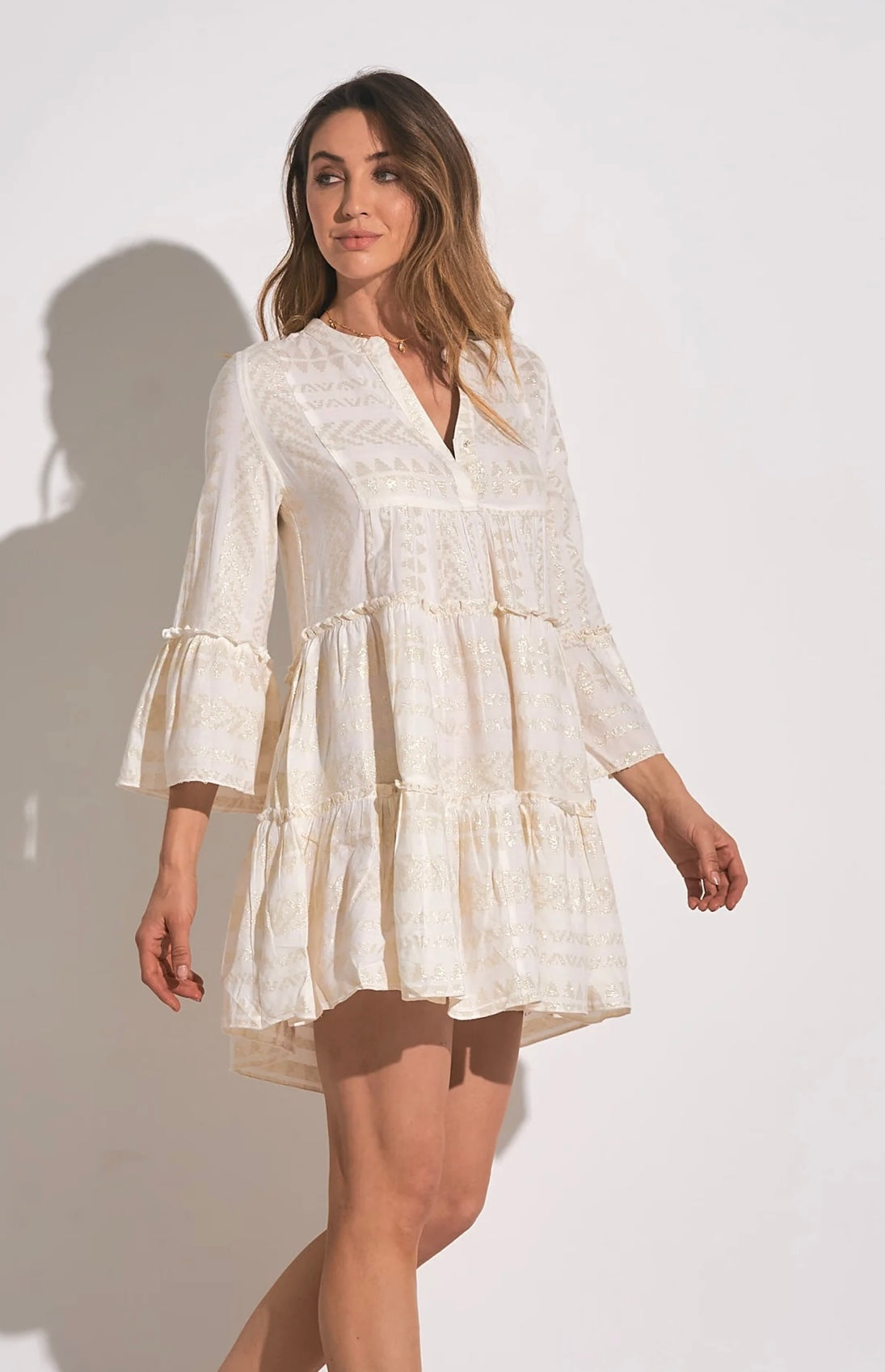 Boho Gold Detail Dress