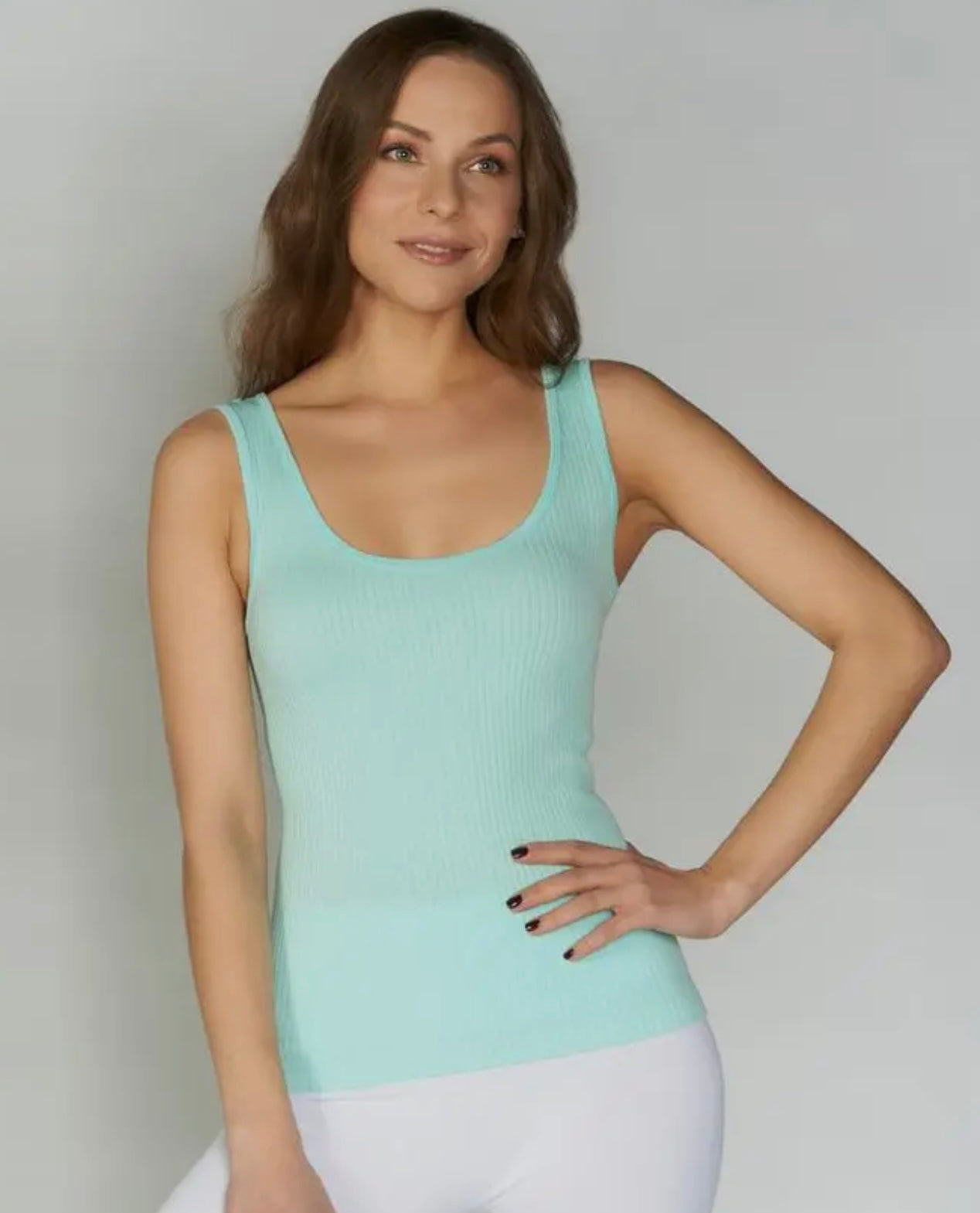 One Size Bamboo Ribbed Seamless Tanks - multiple colors
