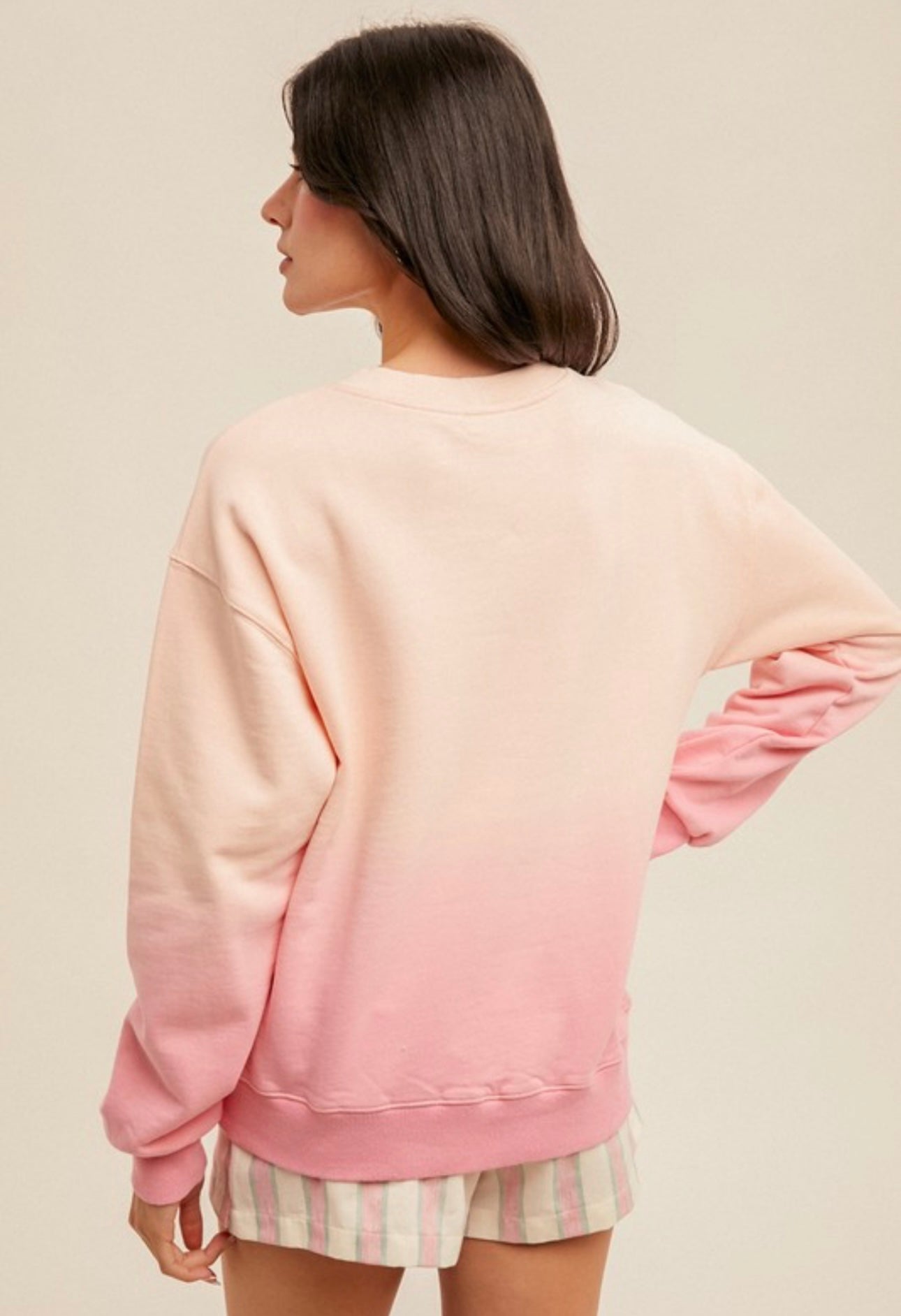 Sunset Time Dip Dye Sweatshirt