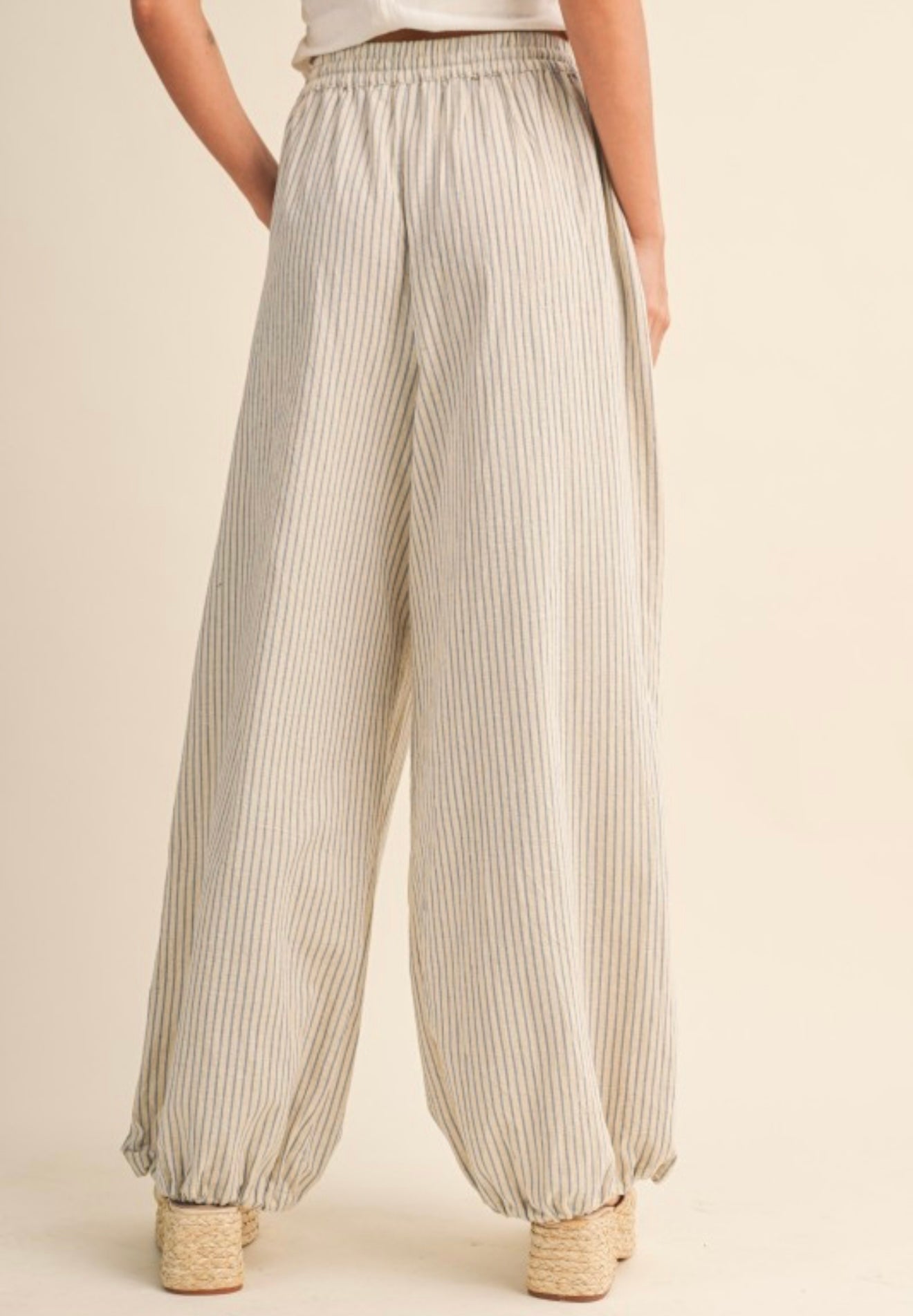 Striped Balloon Pants