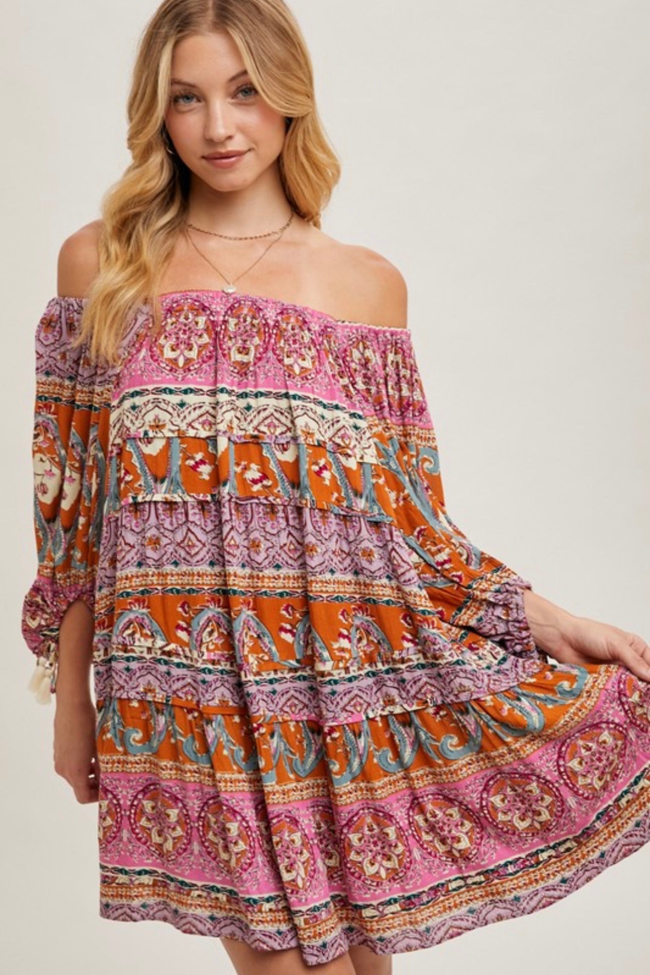 Paisley Boho Dress