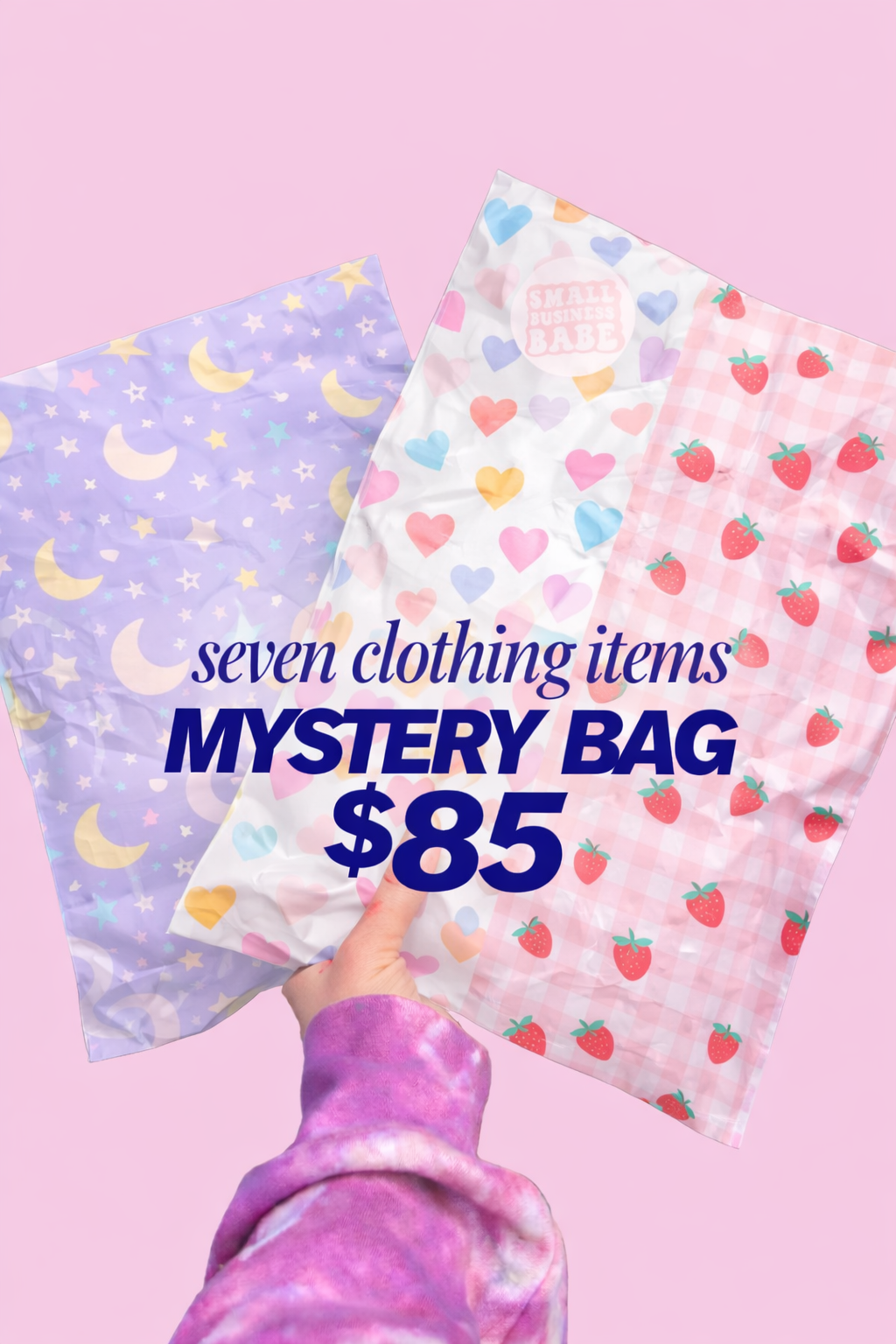 SEVEN CLOTHING ITEMS MYSTERY BAG - FINAL SALE