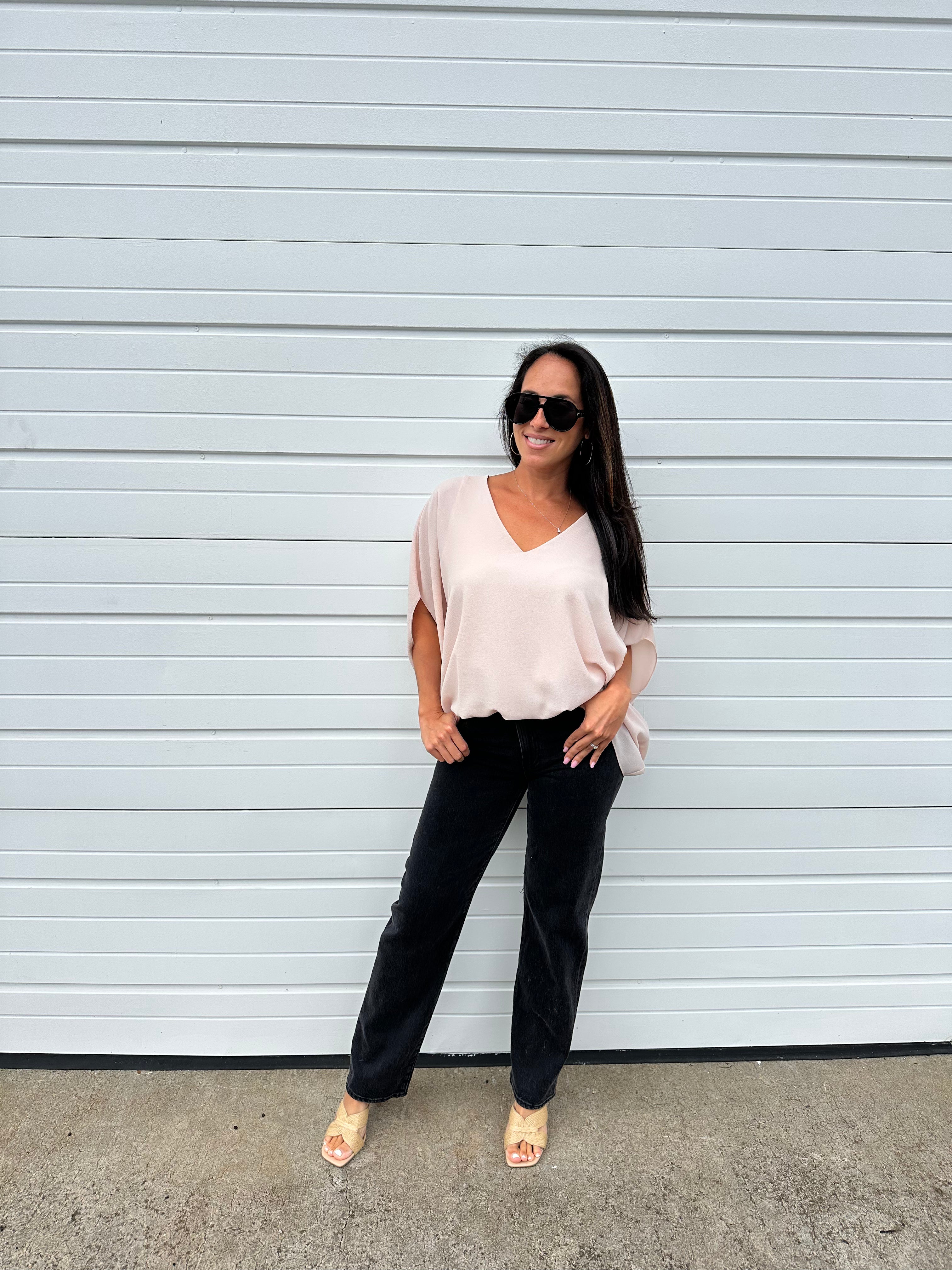 Champagne Caftan Blouse