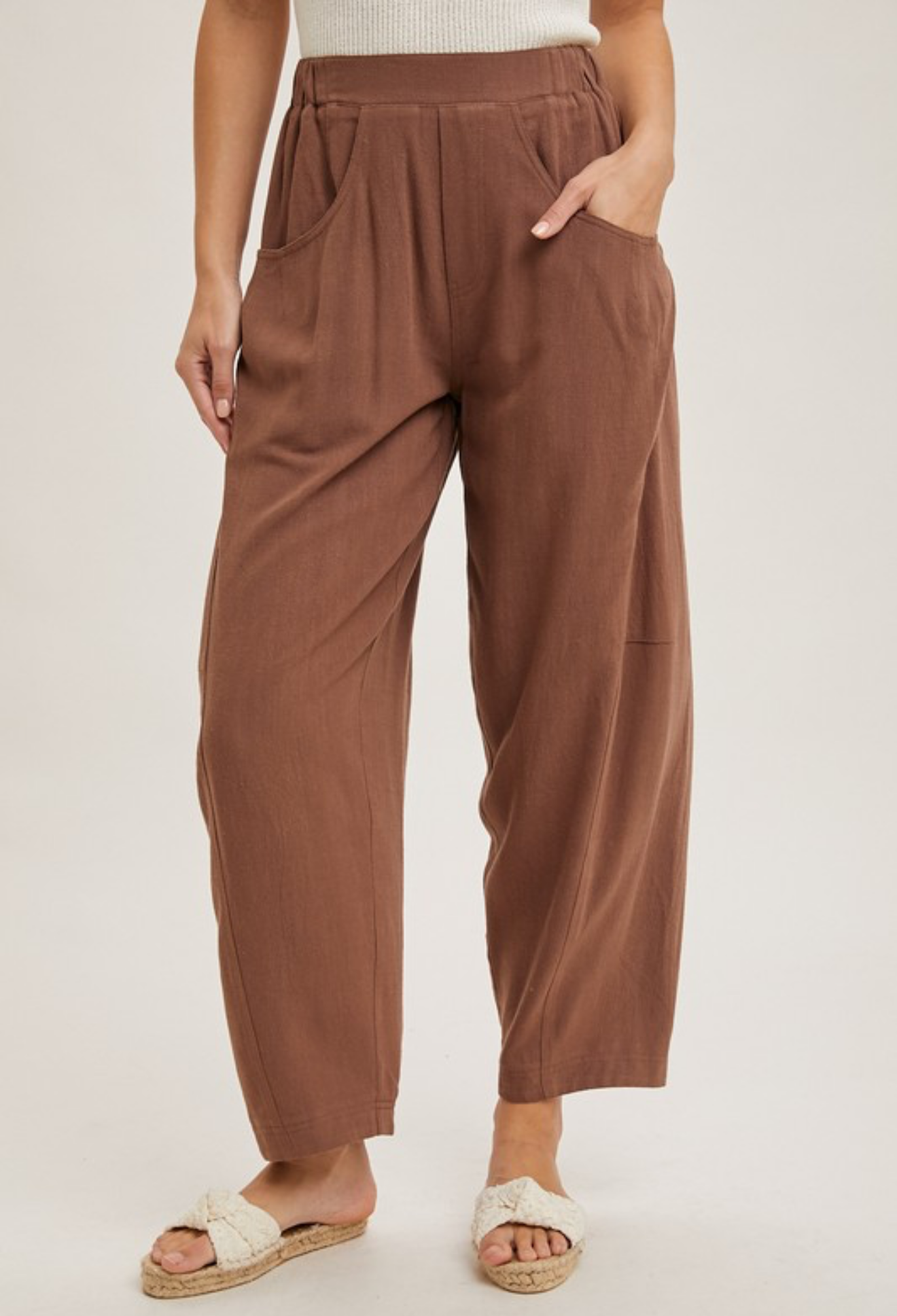 Relaxed Pull On Pant